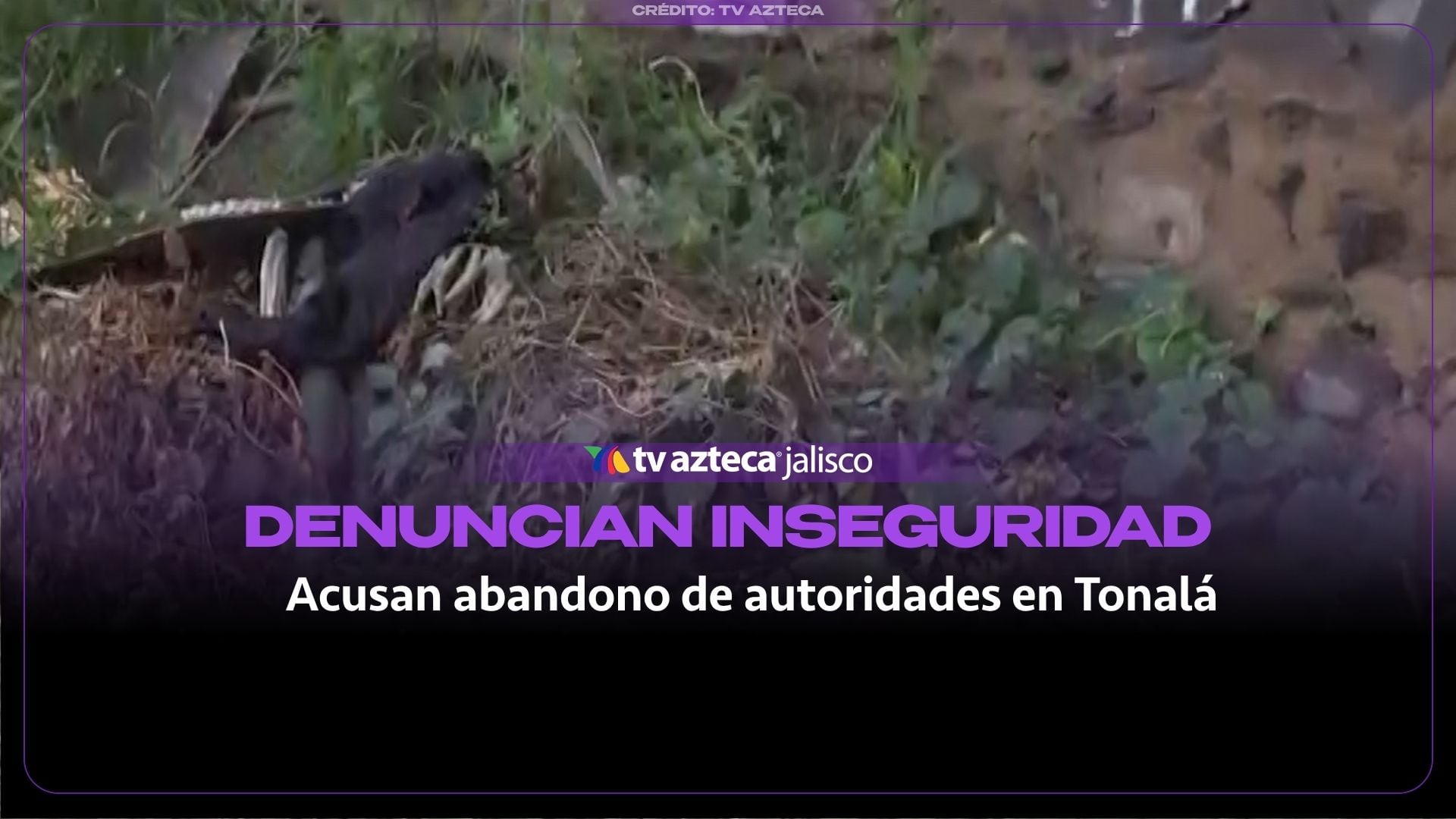 Denuncian inseguridad, basura y deterioro de calles en Santa Cruz de las Huertas, Tonalá