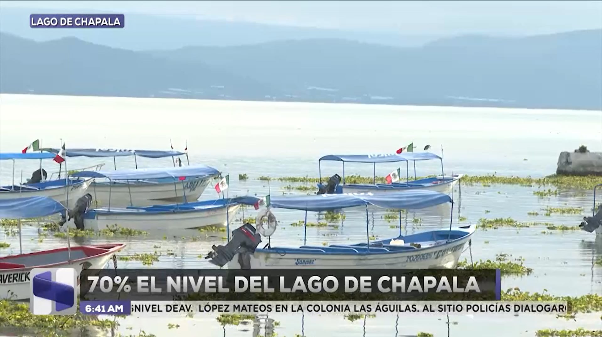 70% el nivel del Lago de Chapala