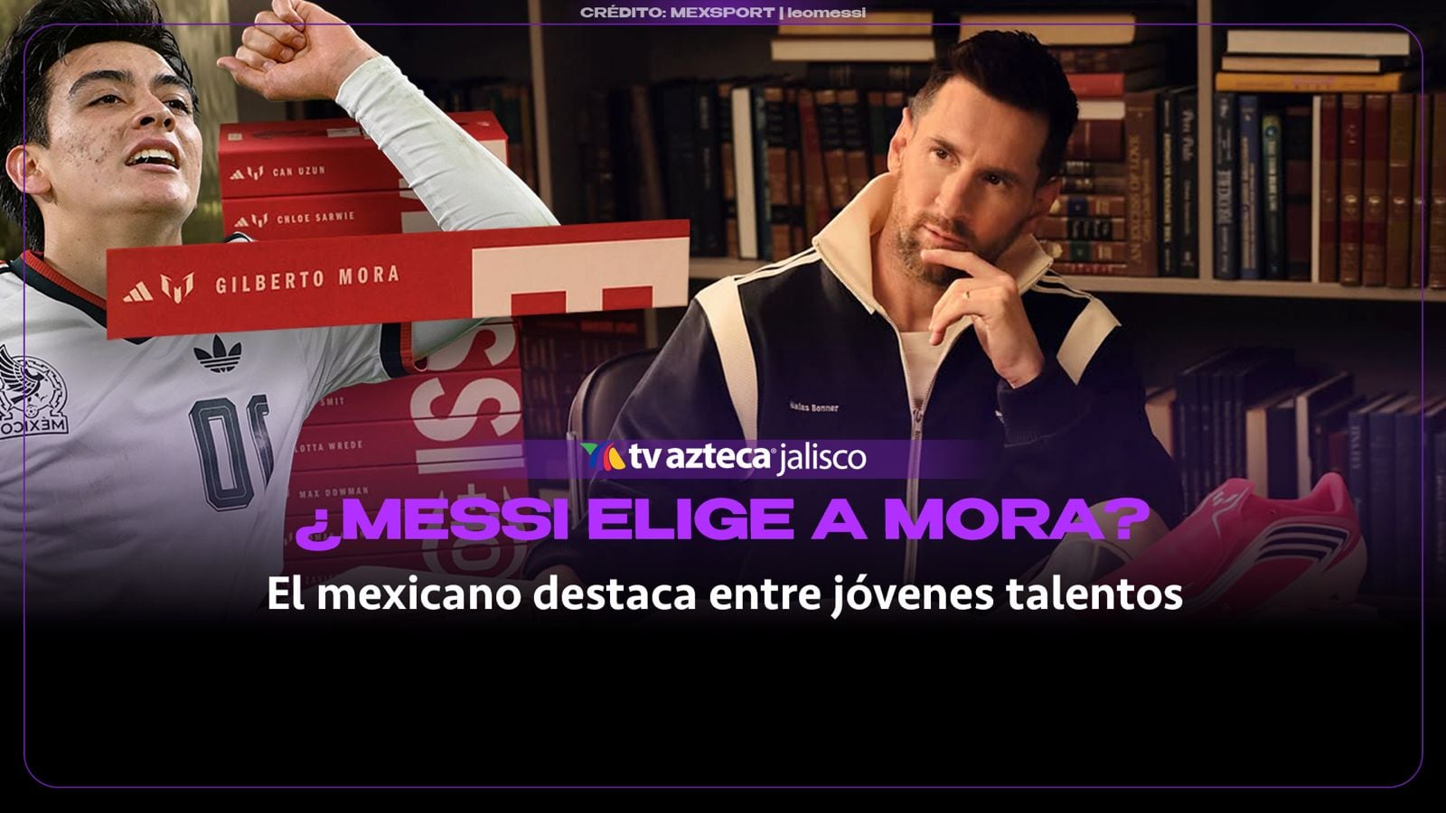 ¡Orgullo mexicano! Gilberto Mora aparece entre las jóvenes promesas destacadas por Messi