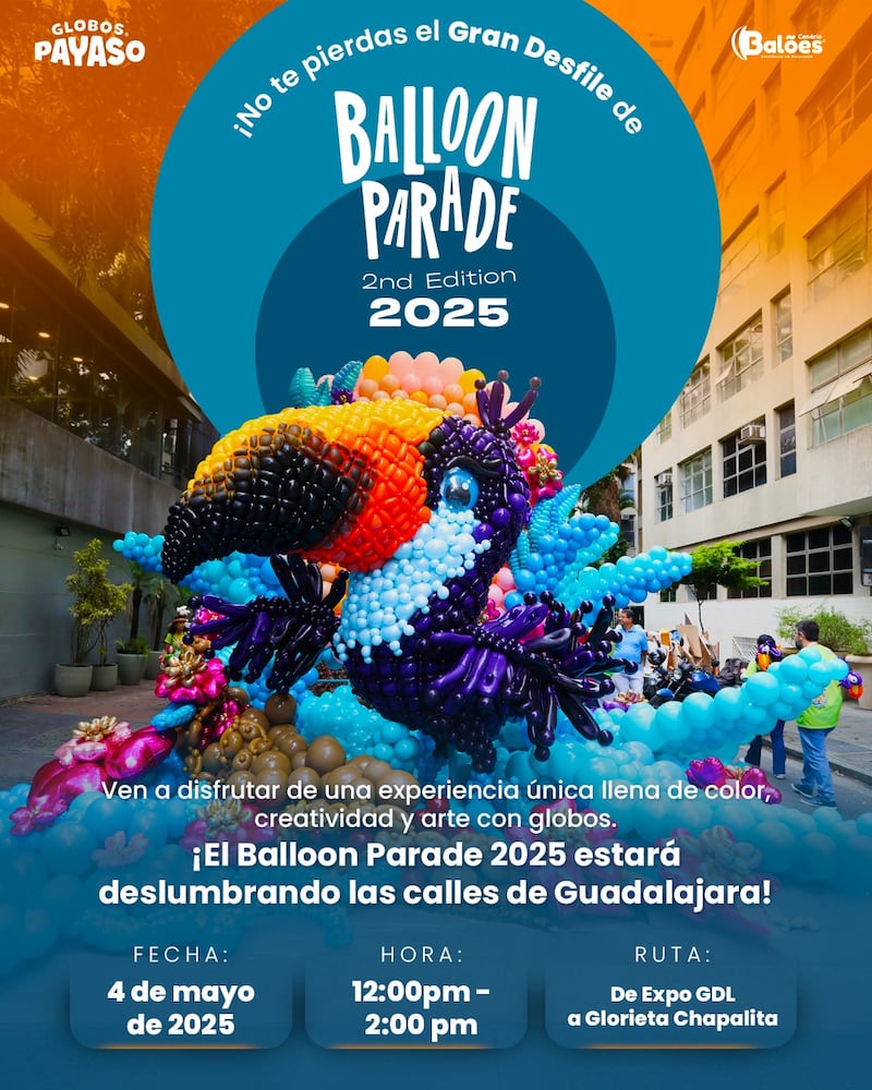 Balloon Parade 2025: Cierres viales por el desfile de globos más grande del mundo en Guadalajara