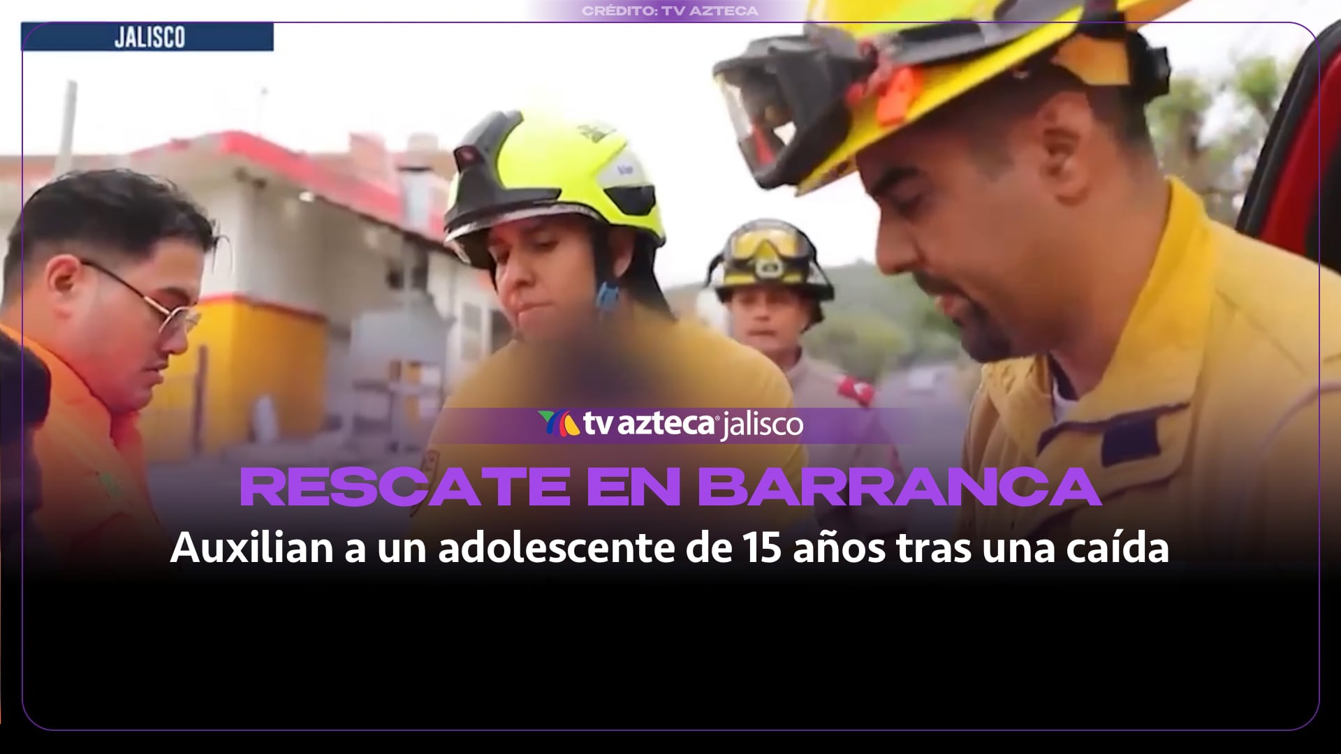 Guadalajara: Rescatan a adolescente que cayó 5 metros en la Barranca de Colimilla