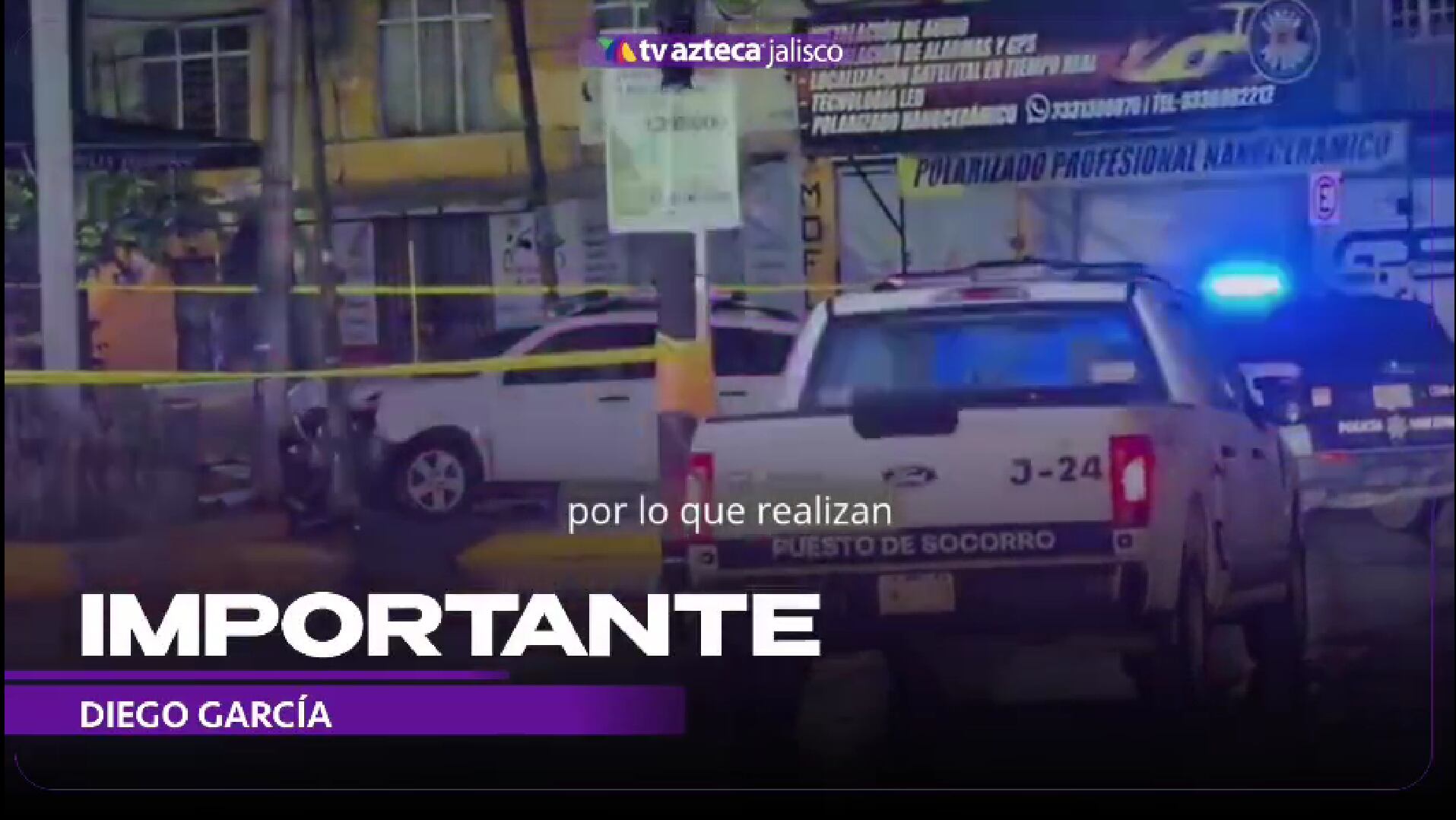 ¿Qué sucedió? Hombre choca contra un poste en la colonia San Joaquín, en Guadalajara