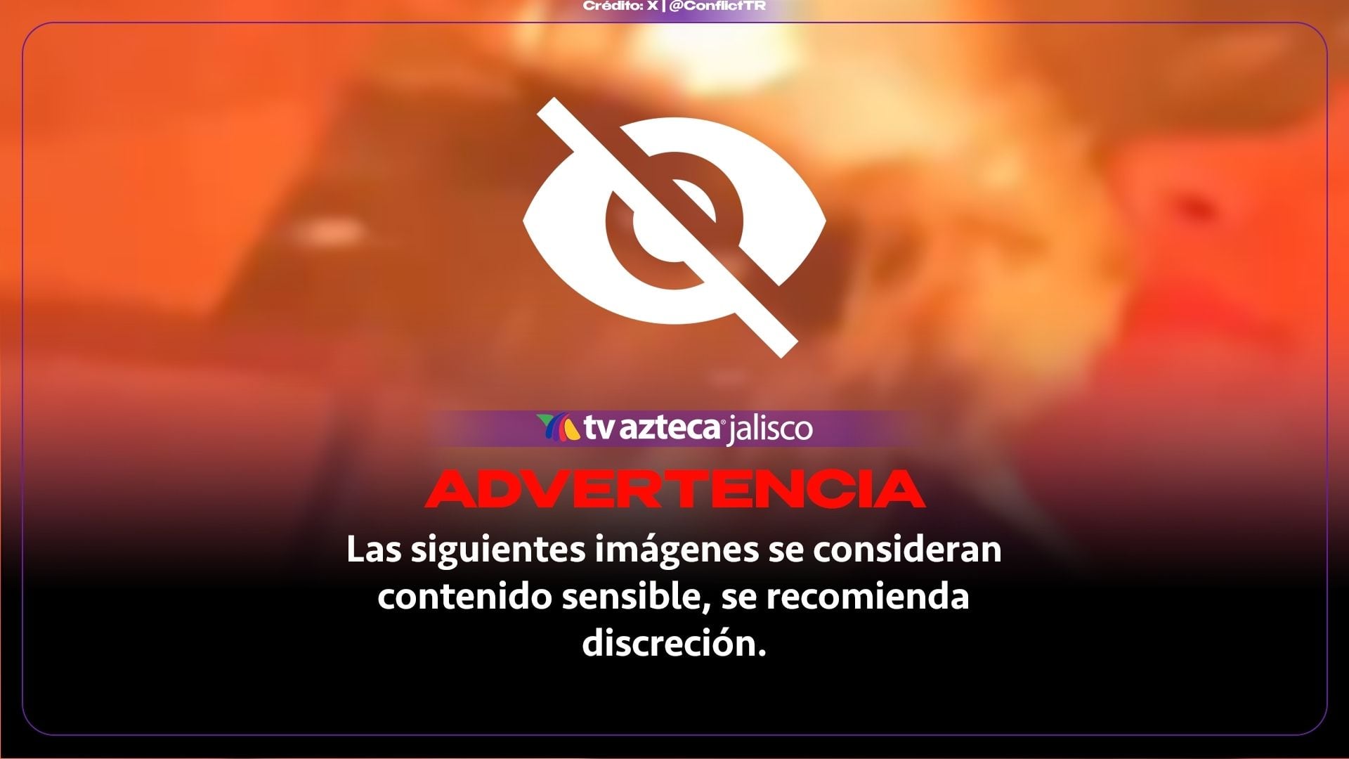  Crédito: X | @ConflictTR