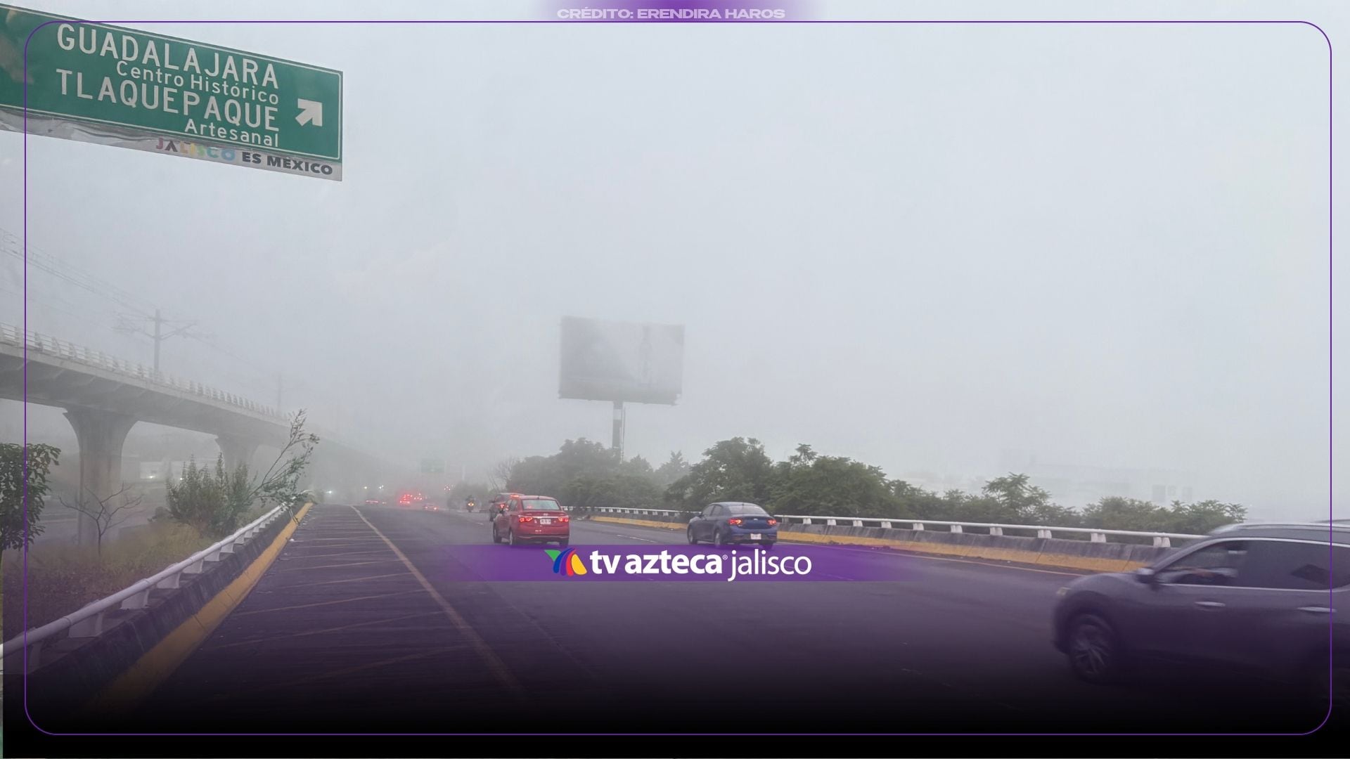 Bancos de niebla inundan al Área Metropolitana de Guadalajara