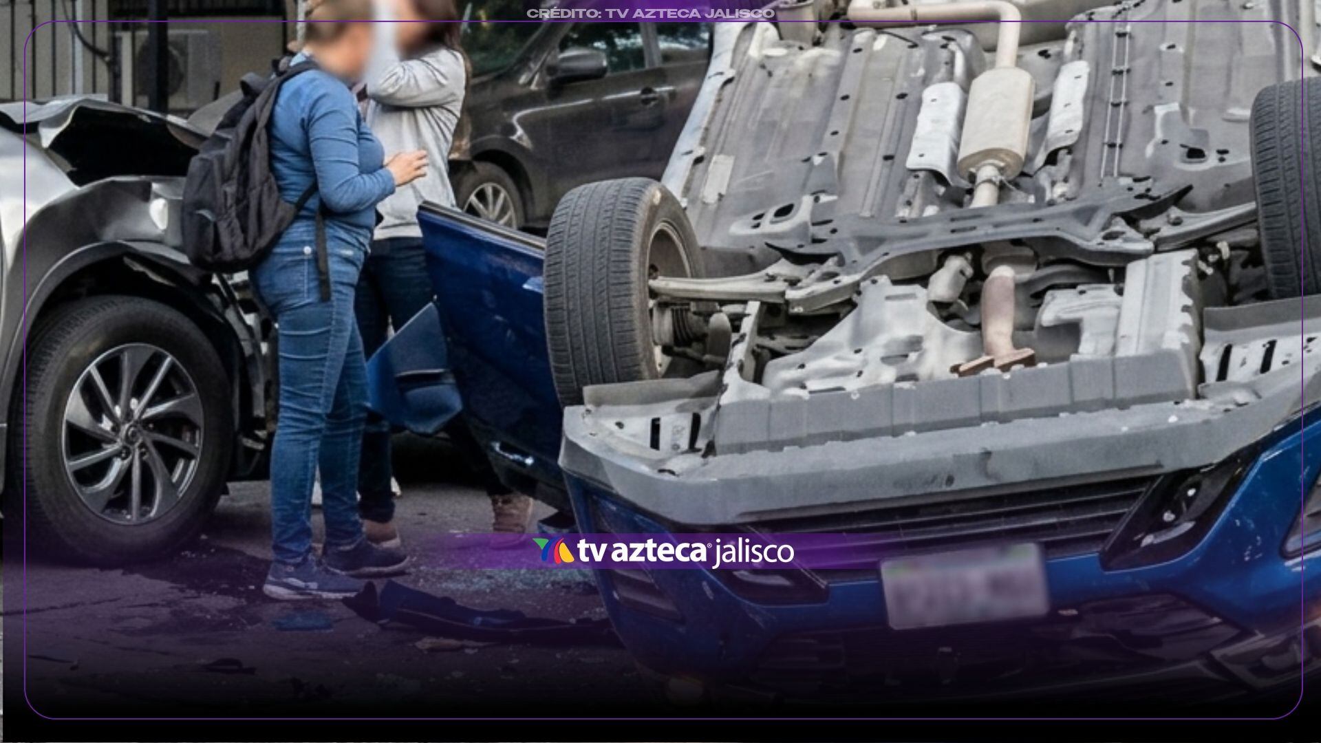 ÚLTIMA HORA | Reportan APARATOSA volcadura en Jardines Vallarta; ¿hay heridos?