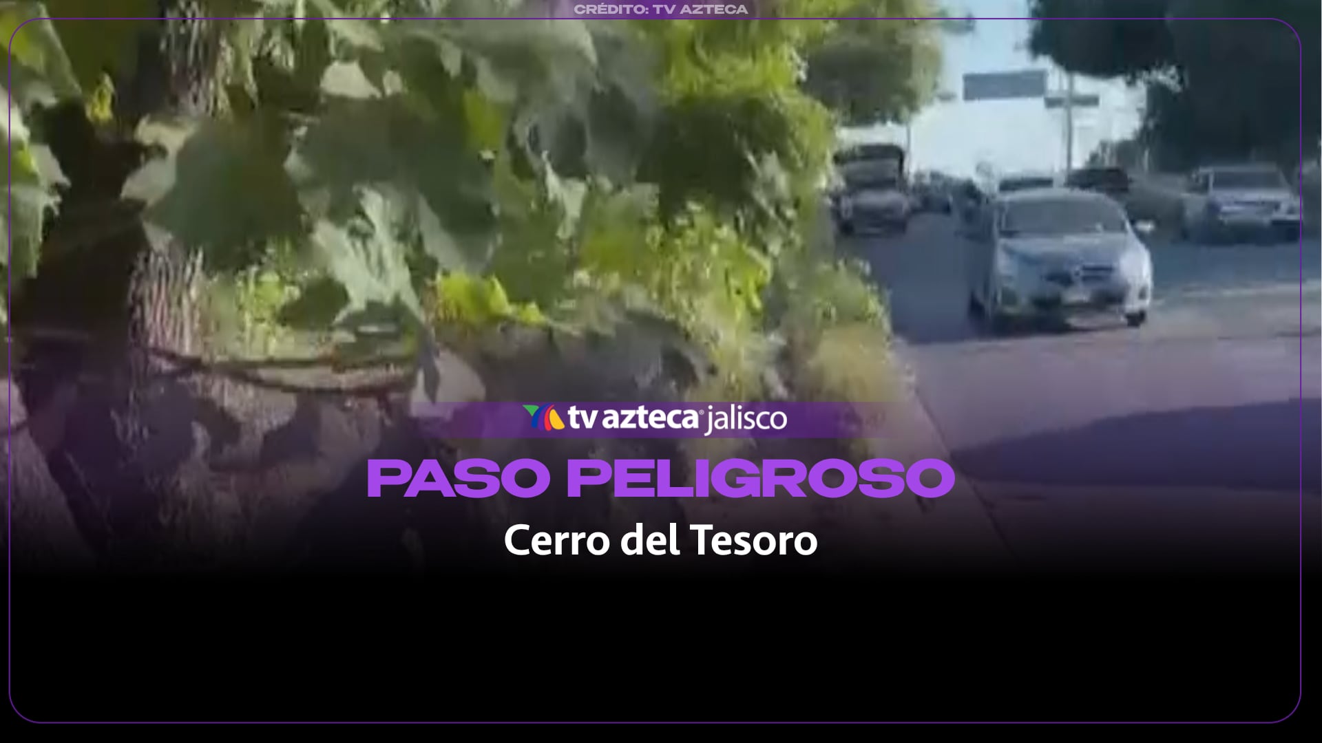 Peligro en Cerro del Tesoro: peatones arriesgan la vida entre maleza, basura y autos en Tlaquepaque