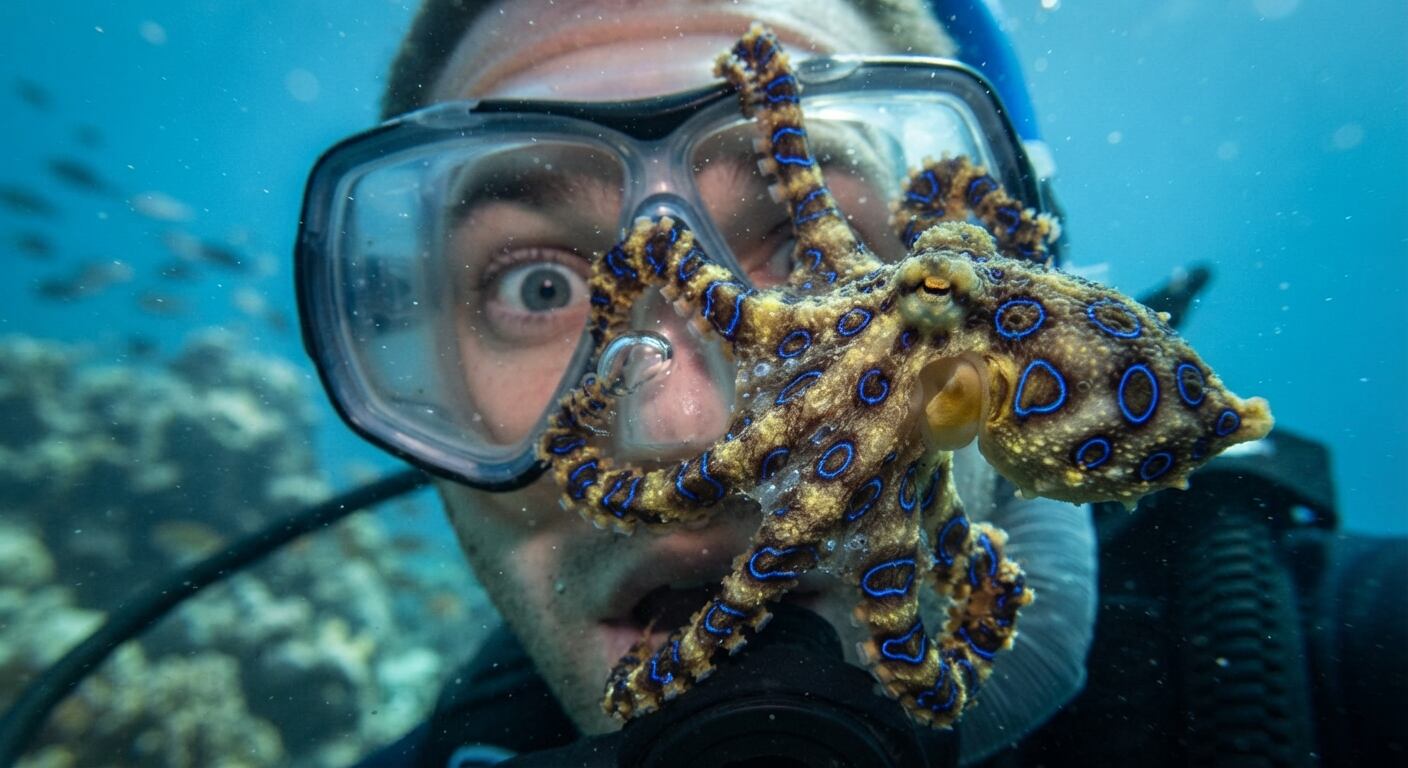 ¿Te puede matar un pulpo si se pega a tu cara? Esto podría pasar