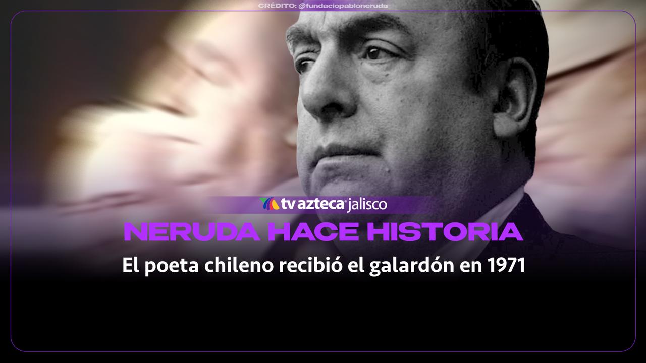 Un día como hoy, el gran poeta chileno Pablo Neruda fue galardonado con el Premio Nobel de Literatura