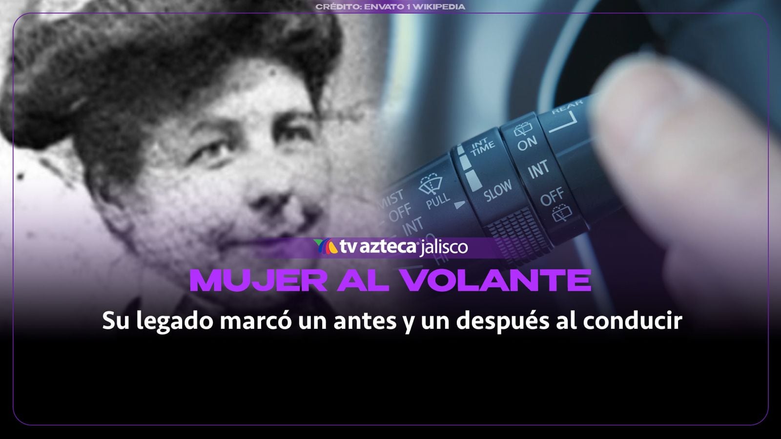 La historia de la mujer que salvó millones de vidas al conducir y su invento que hoy todos usan sin saberlo
