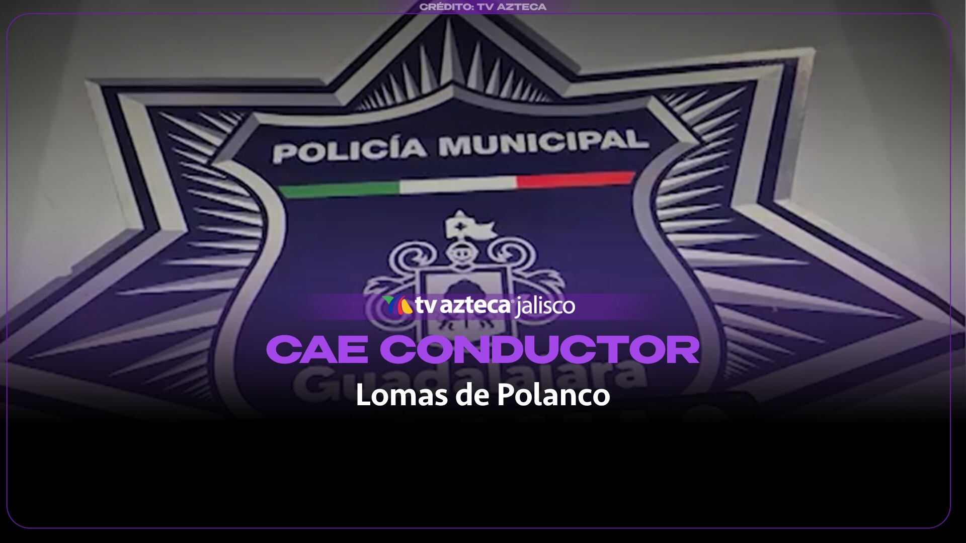 Detienen a conductor arm4d0 en la colonia Lomas de Polanco