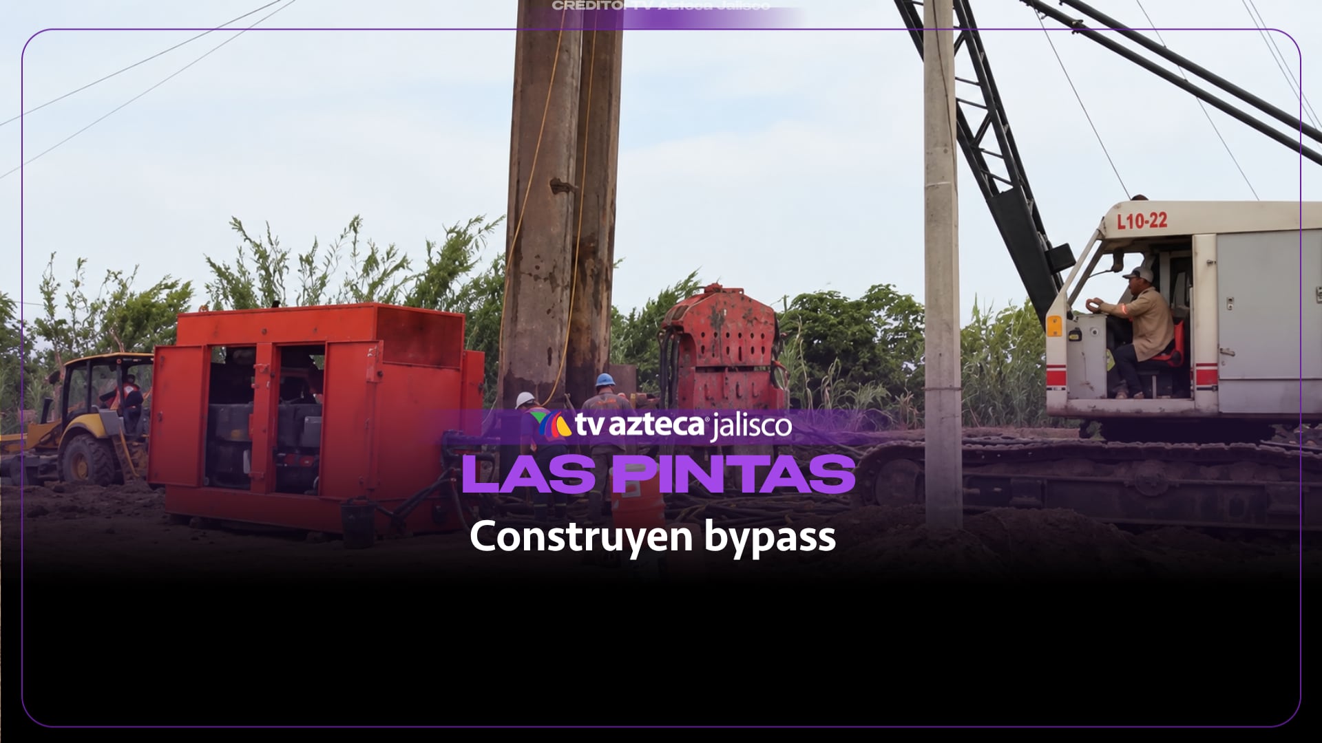 Construyen bypass para evitar contaminación del agua en Las Pintas