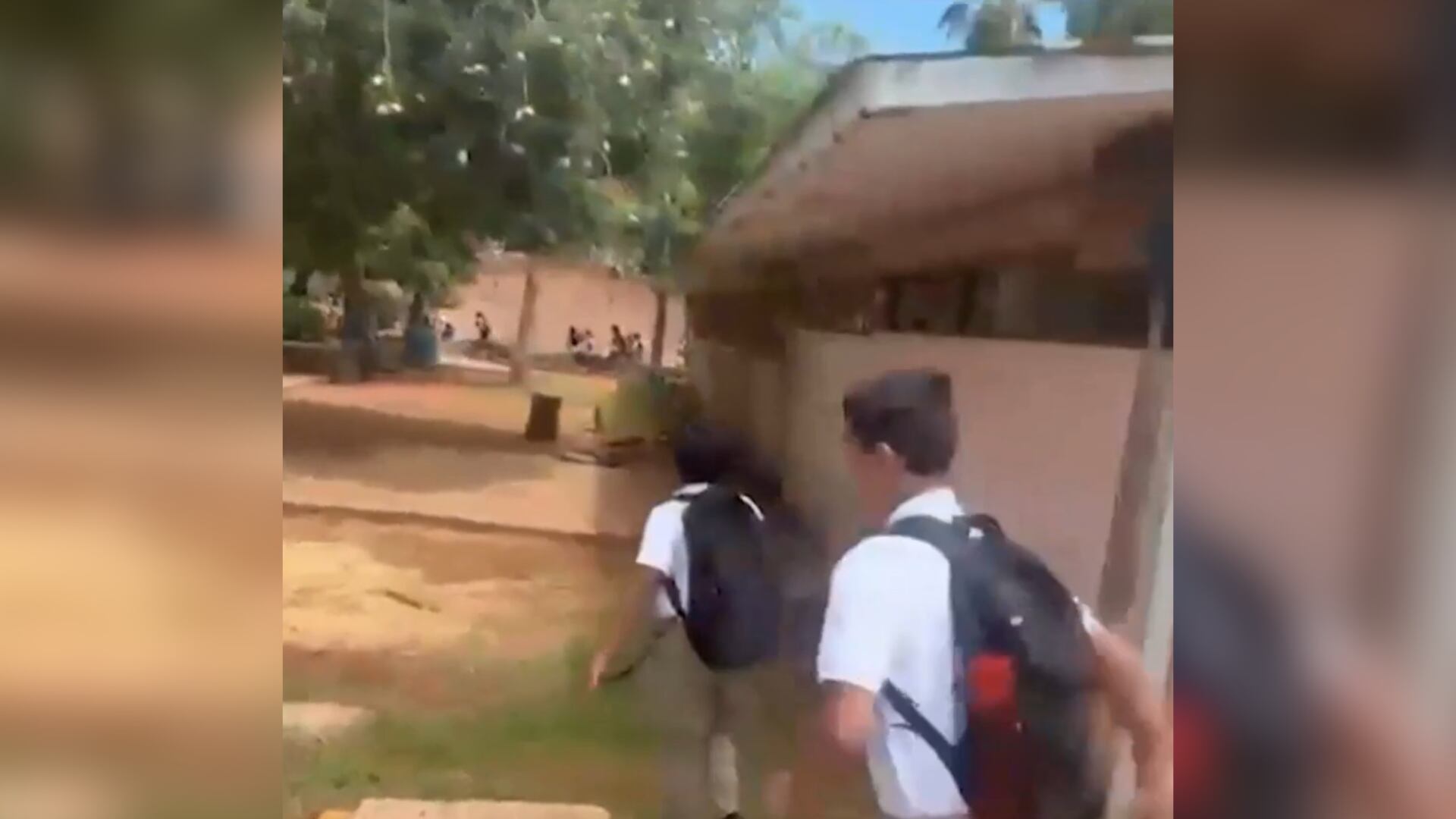 VIDEO | ¡Momentos de terror! Así fue la balacera afuera de secundaria en Mazatlán