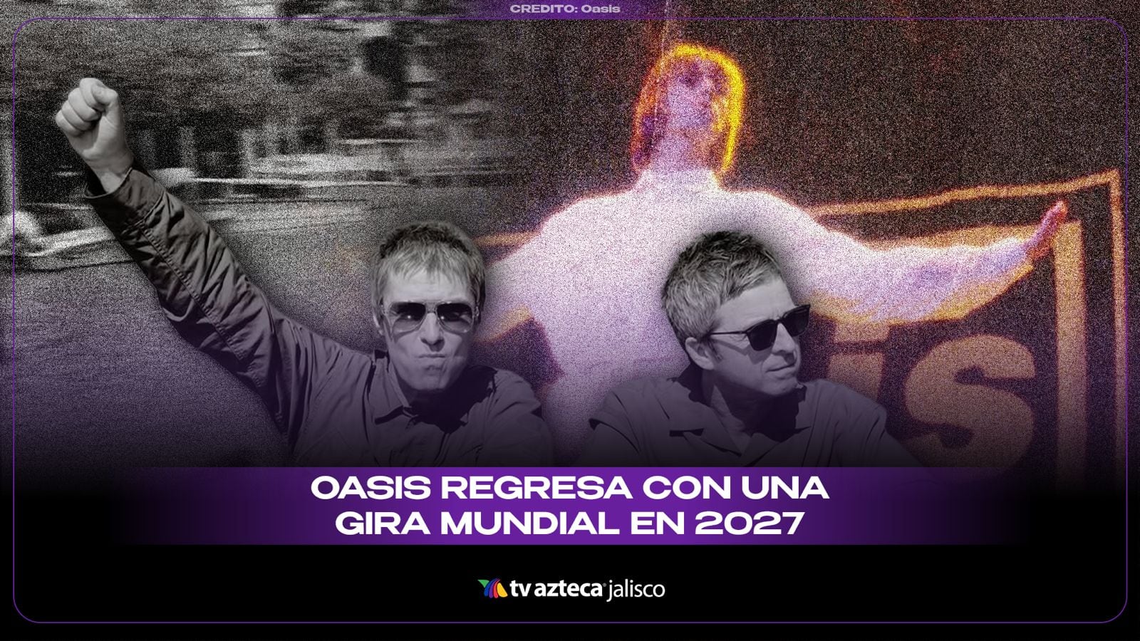Oasis confirma gira mundial con 38 conciertos; ¿incluirán a México?