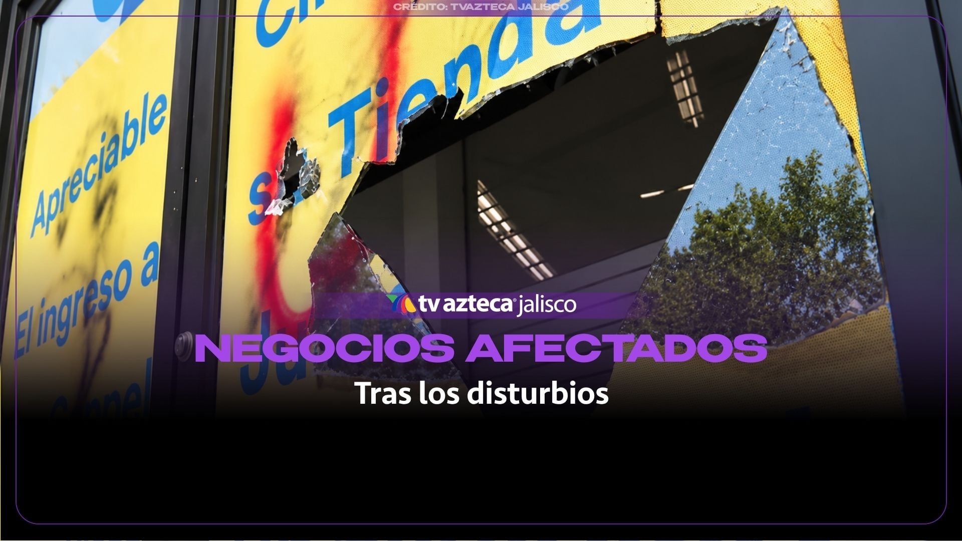 Manifestación en Guadalajara deja seis negocios vandalizados y algunos permanecen cerrados