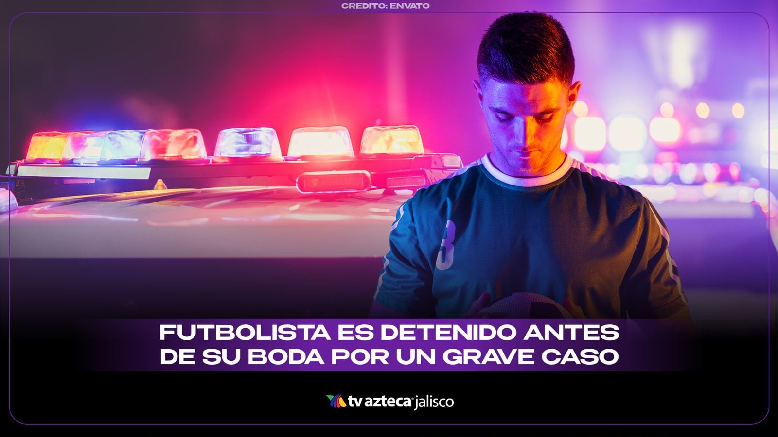 ¡De la cancha a prisión! Futbolista es detenido antes de su boda por la de un compañero