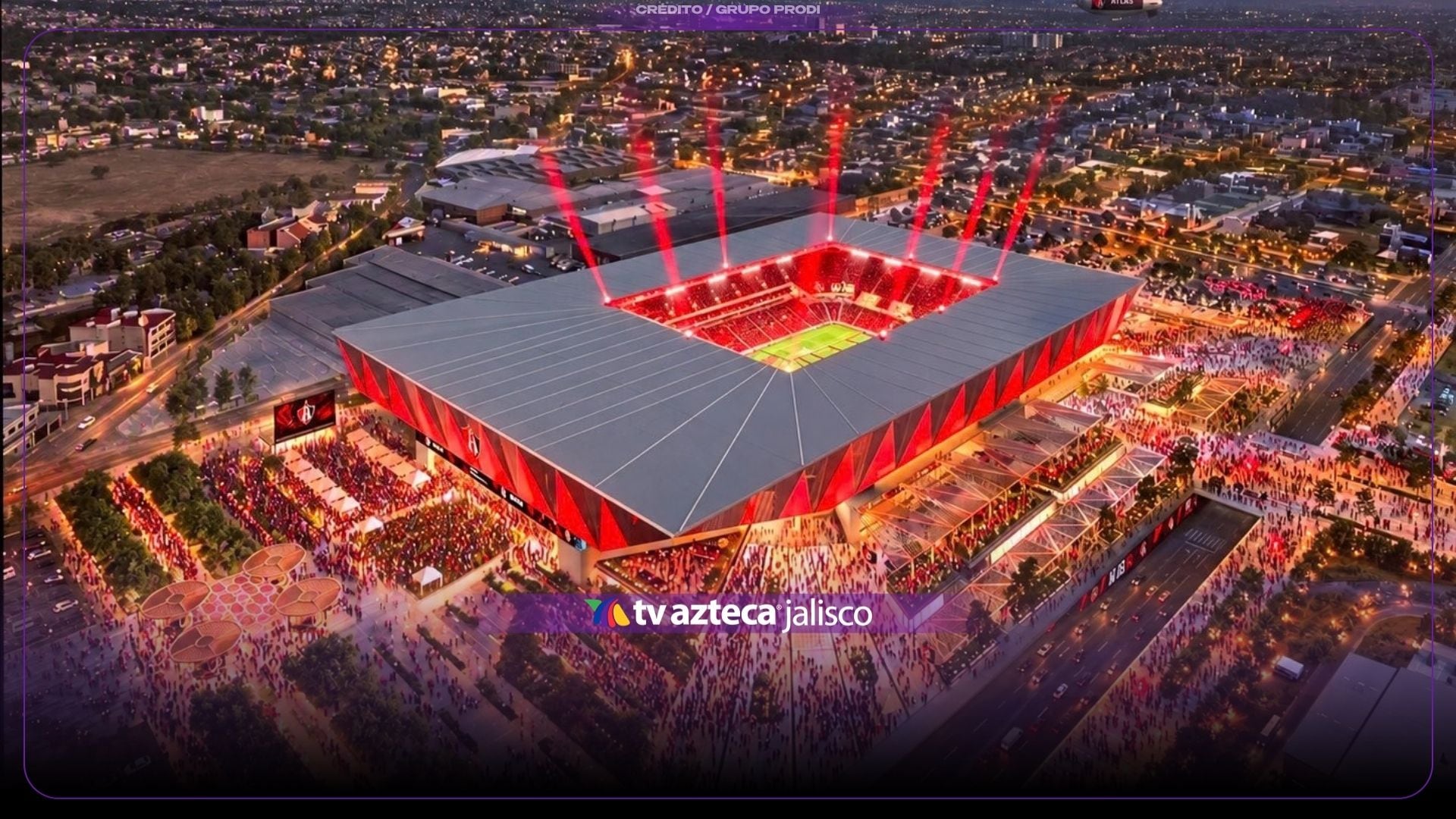 FILTRAN IMÁGENES del NUEVO ESTADIO del Atlas y así será su impresionante diseño