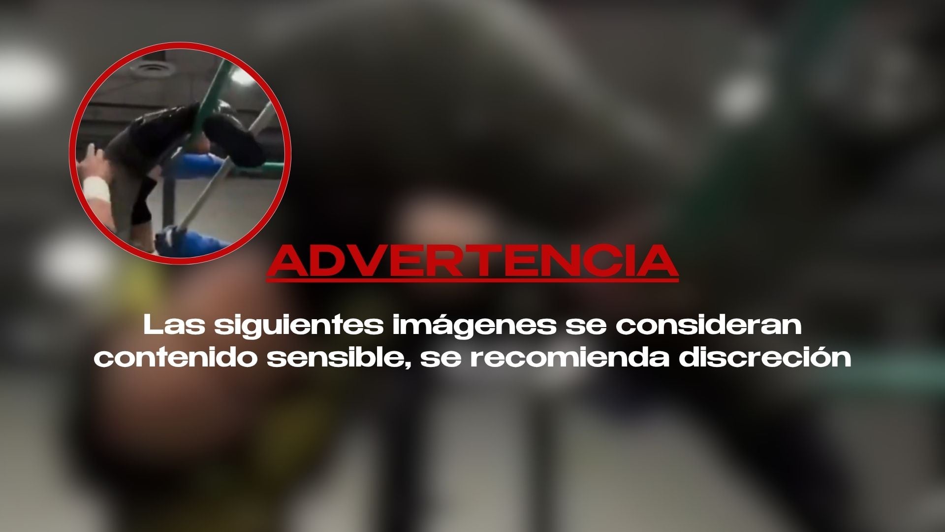 IMÁGENES FUERTES | Famoso luchador mexicano sufre aparatosa lesión al intentar lanzarse desde el ring