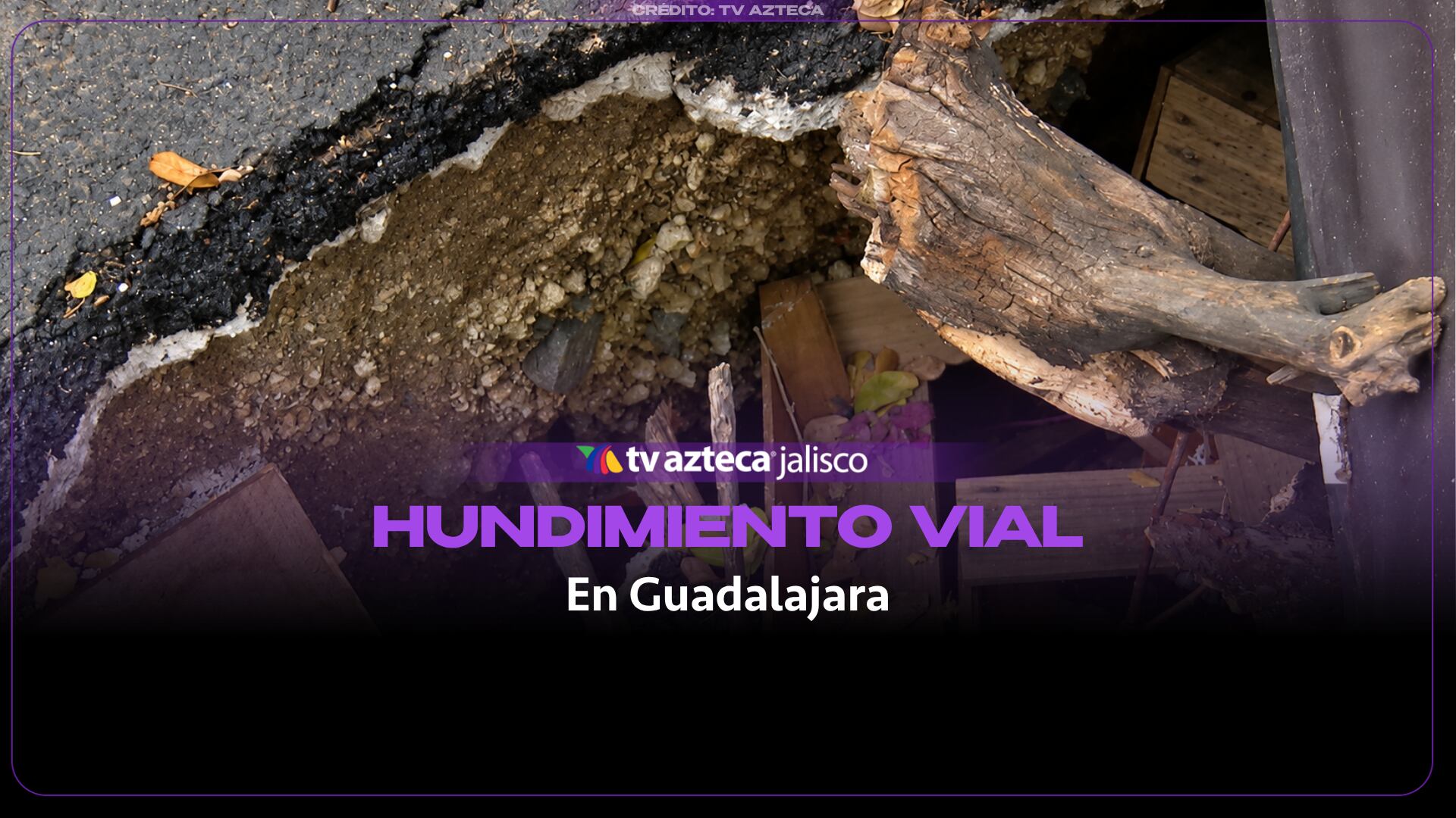 Vecinos de la colonia del Fresno denuncian enorme hundimiento ignorado por las autoridades