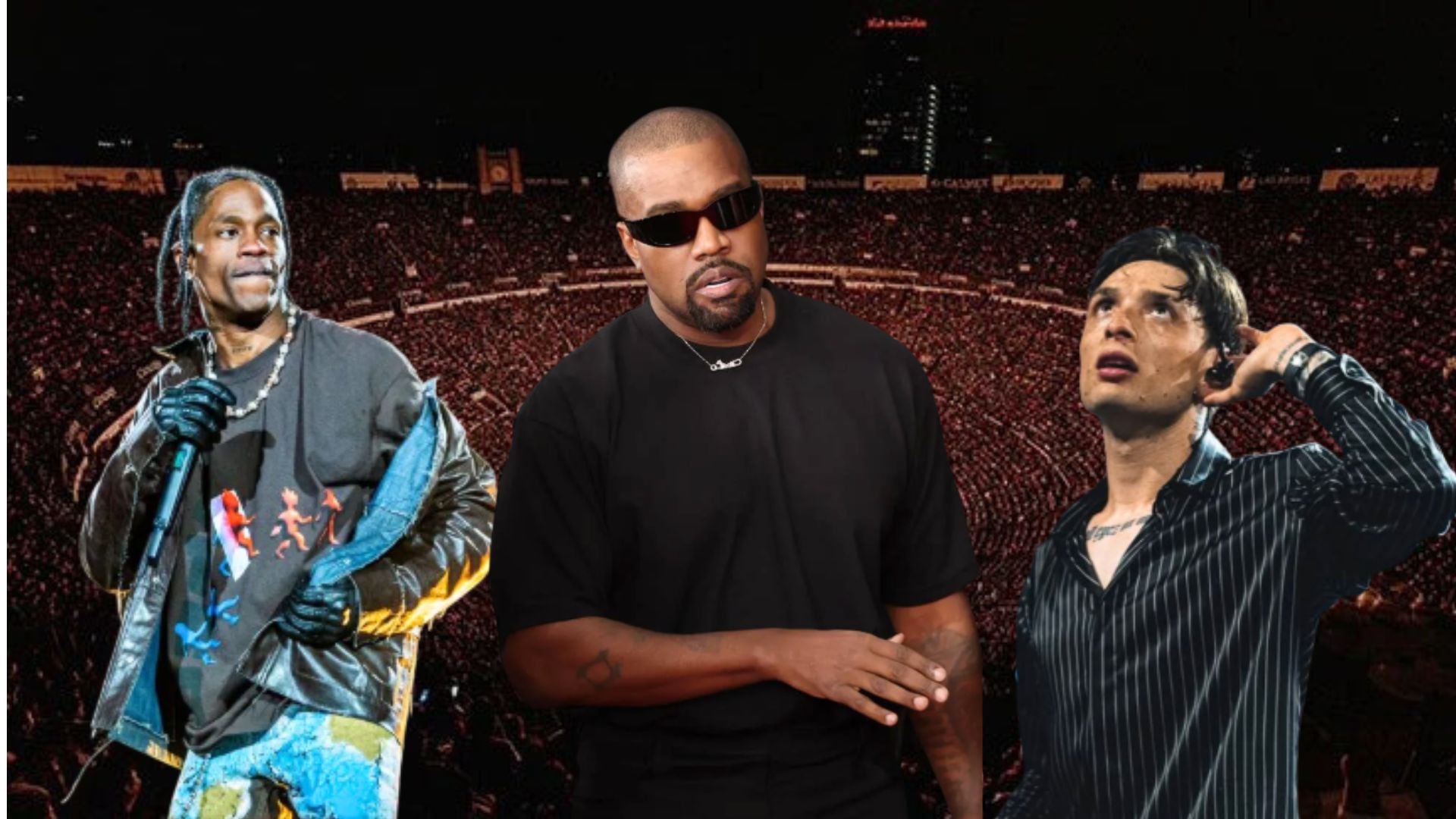 Kanye West Plaza de Toros México 2026: invitados Peso Pluma y Travis Scott