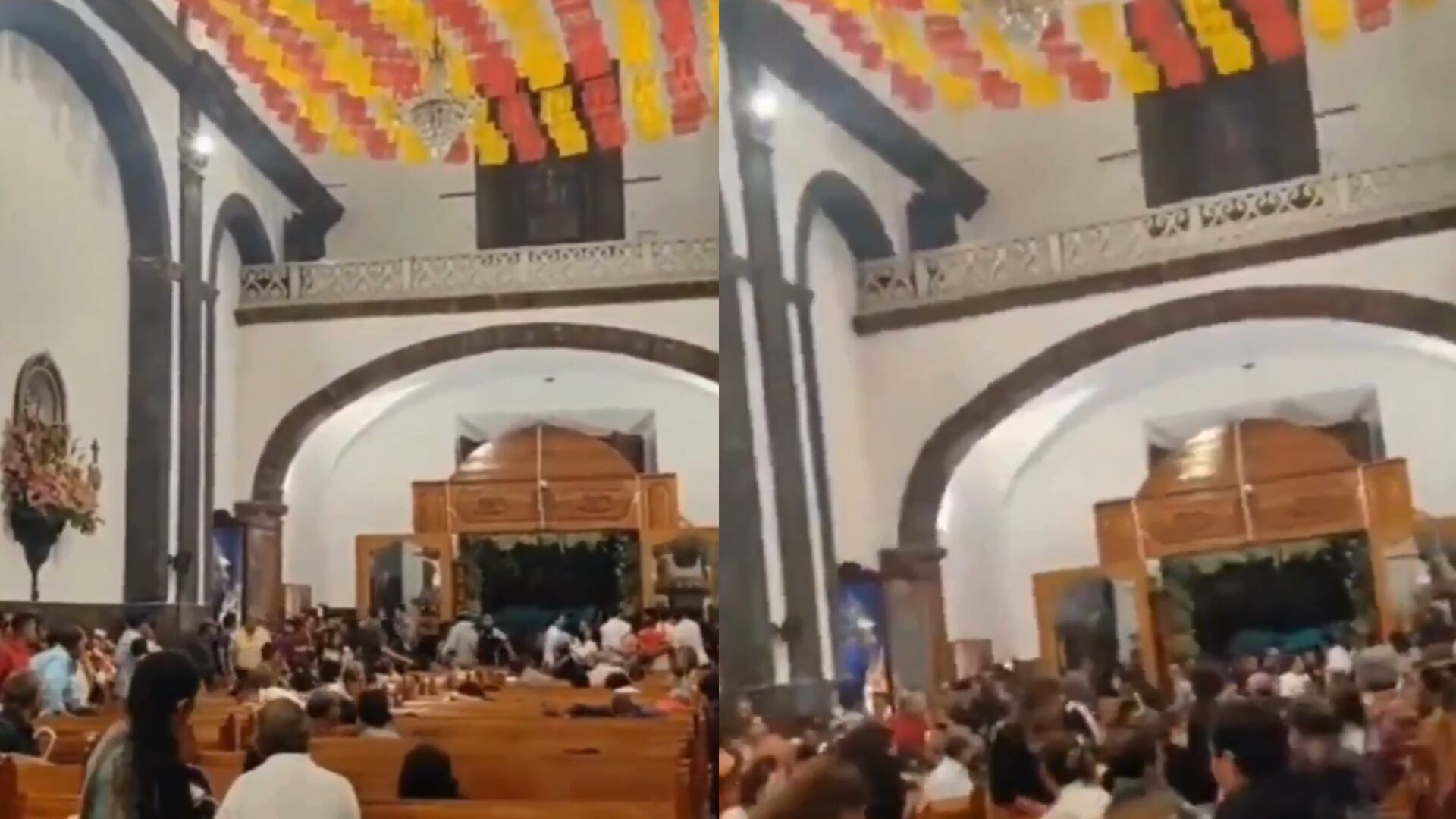 Revelan video del ataque a balazos frente al Templo de La Merced; una mujer murió en Guanajuato