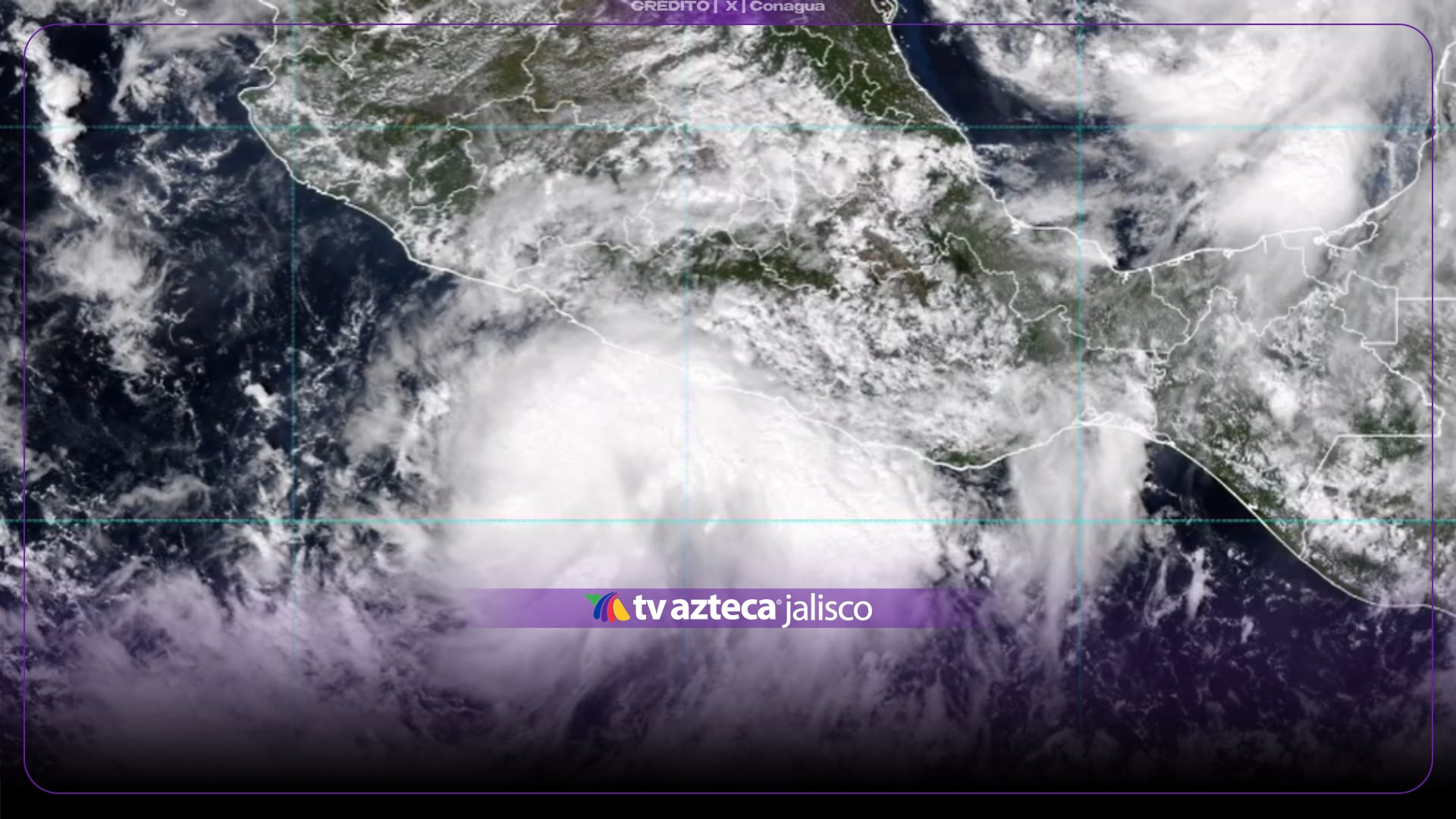 Emiten aviso especial por tormenta tropical Simón; estas regiones de Jalisco tendrán lluvias fuertes