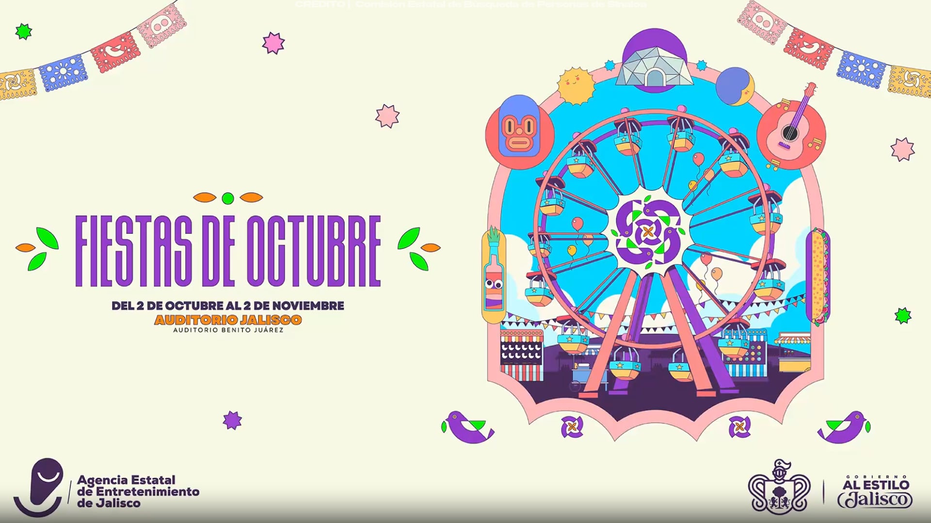 La rueda de la fortuna regala una vista espectacular de Guadalajara en las Fiestas de Octubre