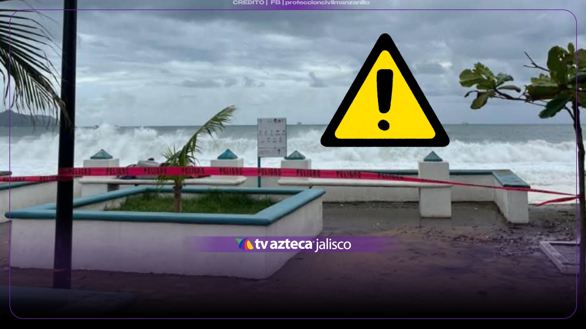 Depresión Tropical Veinte-E se forma frente a México; así vigilan las playas de Colima
