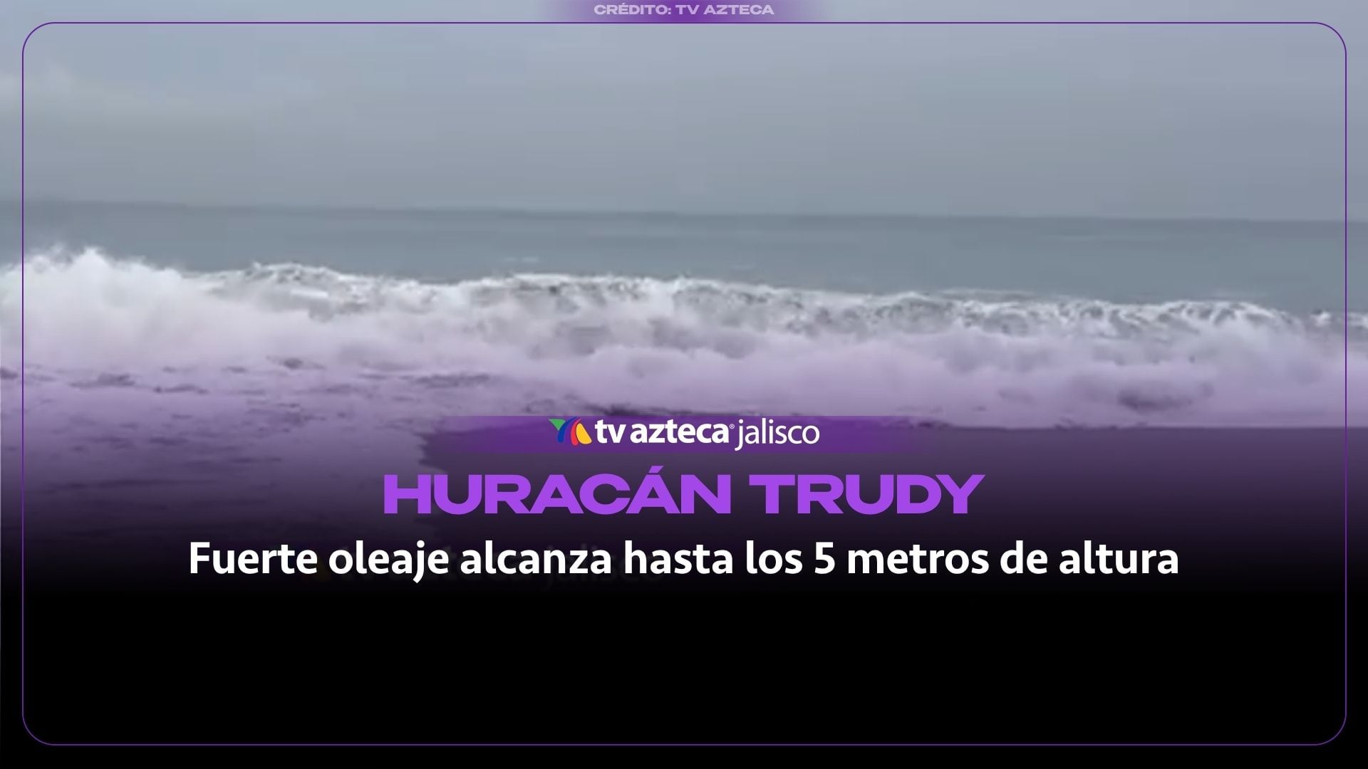 HORA EXACTA en la que IMPACTARÁ el huracán ‘Trudy’ a Manzanillo
