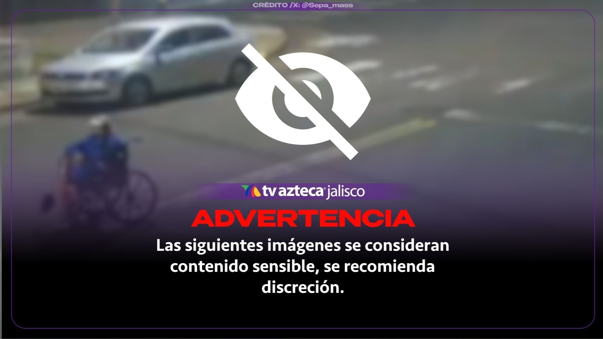 VIDEO | Conductor mata a hombre en silla de ruedas tras BRUTAL ATROPELLO y huye
