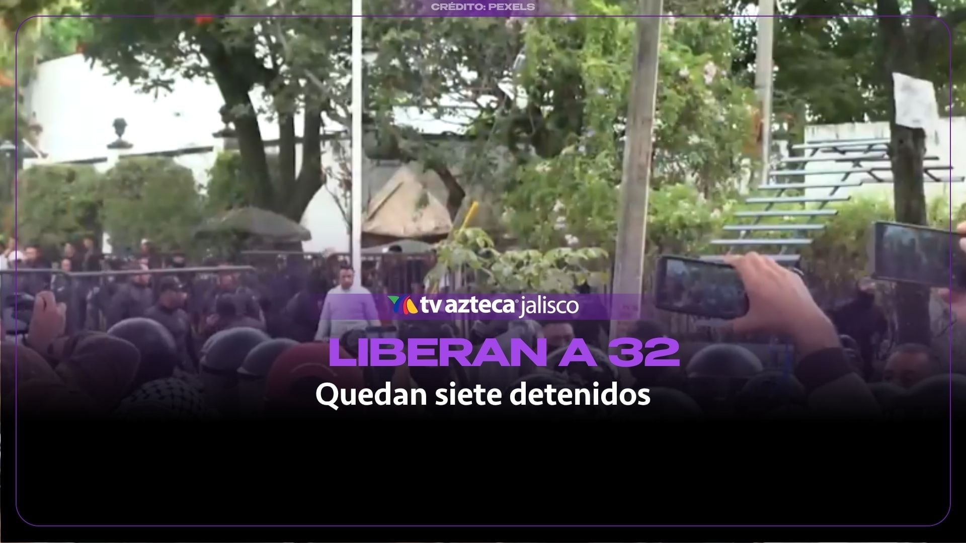 Manifestación en Casa Jalisco: liberan a 32 detenidos