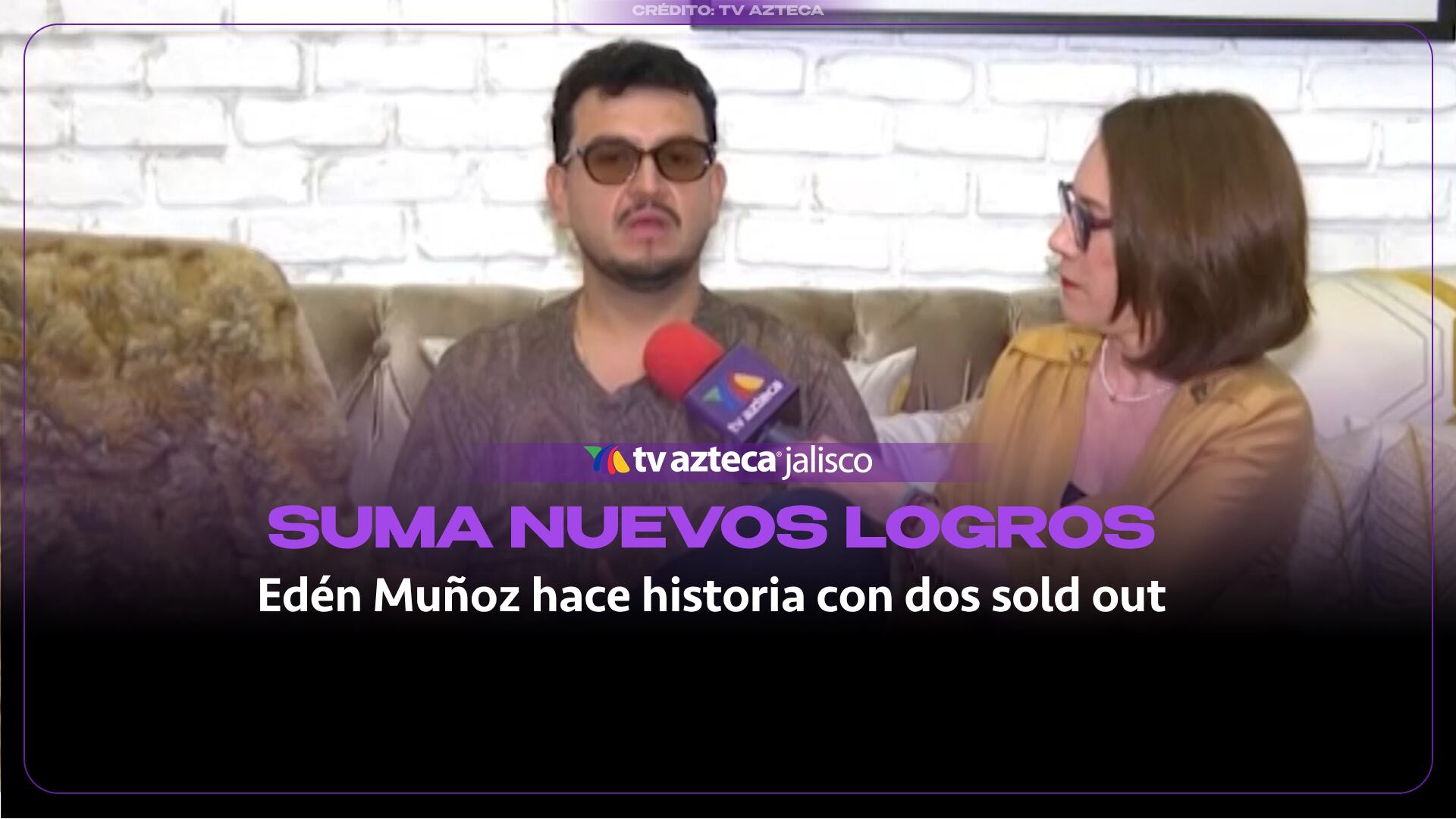 Edén Muñoz hace historia con dos conciertos agotados en la Ciudad de México