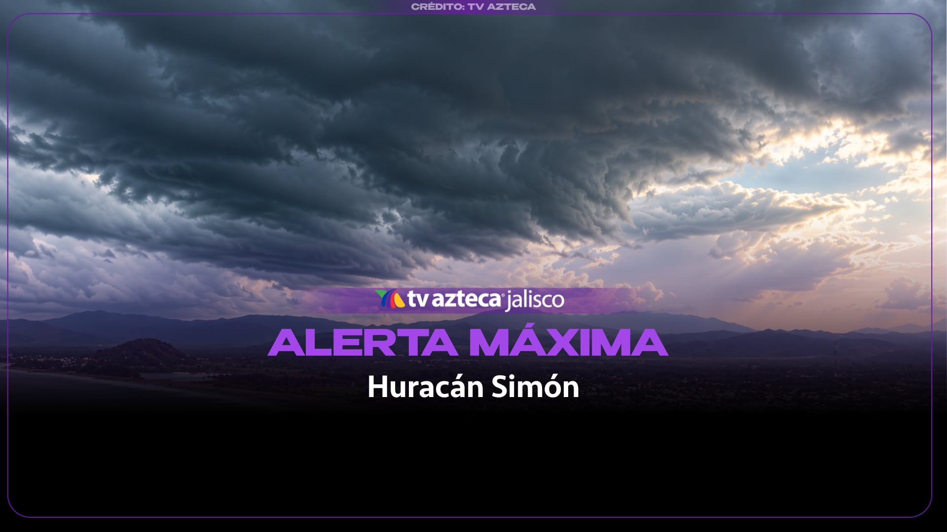 Alerta máxima en Jalisco y Colima por la rápida intensificación del huracán Simon