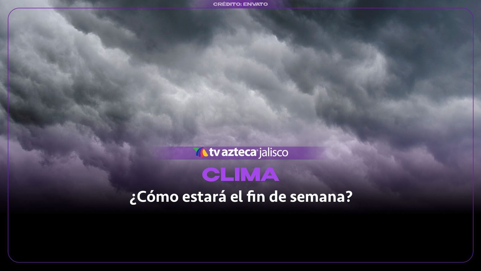 ¿Cómo estará el clima este fin de semana? Vance amenaza con fuertes lluvias