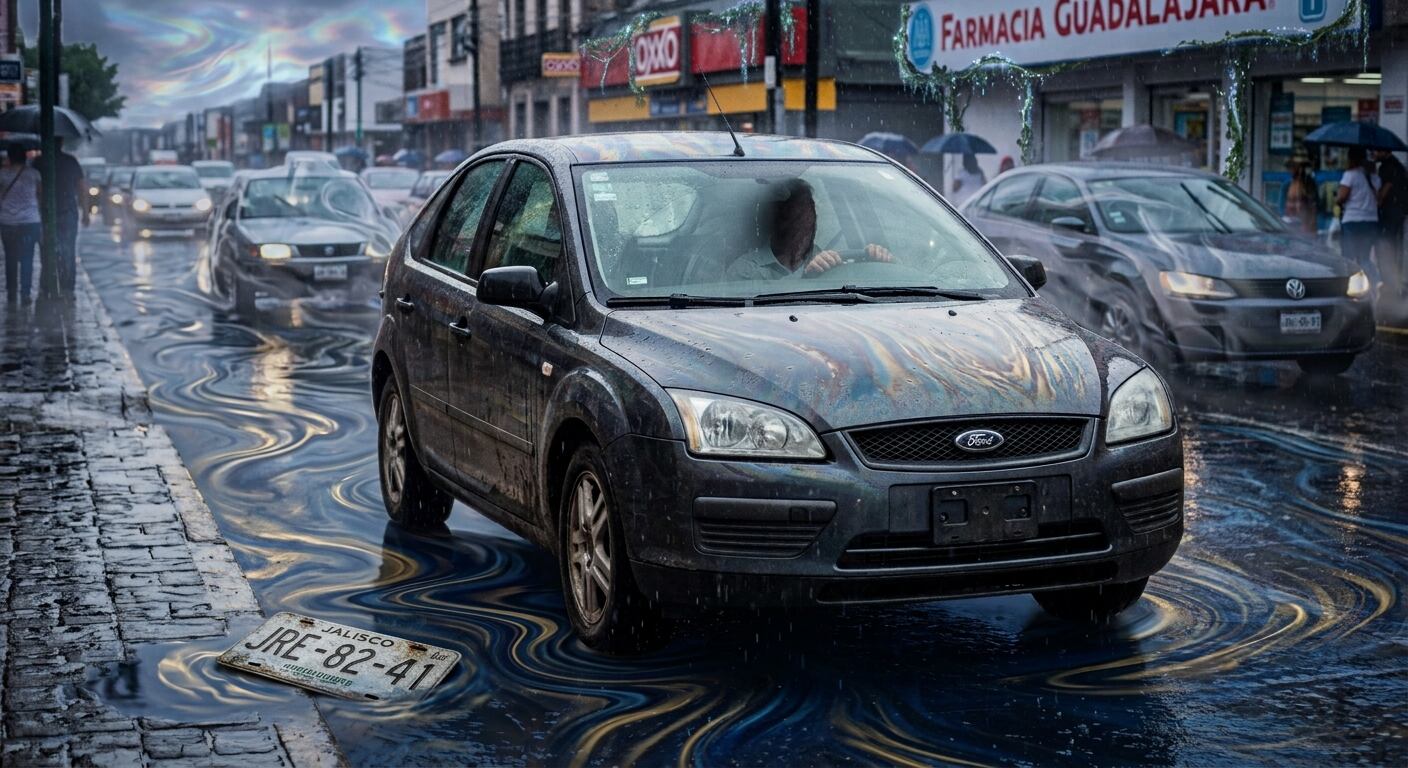 ¿Se te cayó una placa con las lluvias? ¡Esto debes hacer!