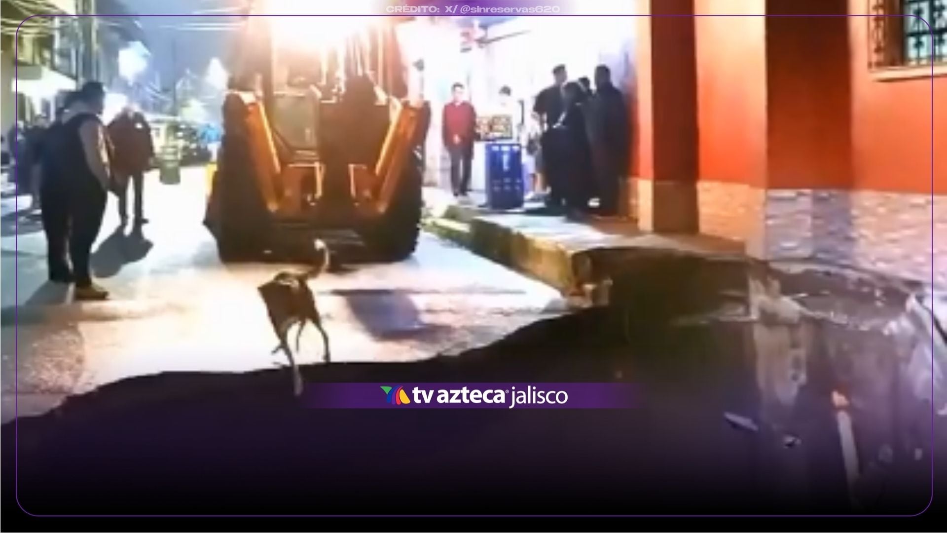 VIDEO: ¡Final feliz! Rescatan a perrito que cayó en un socavón en Guatemala