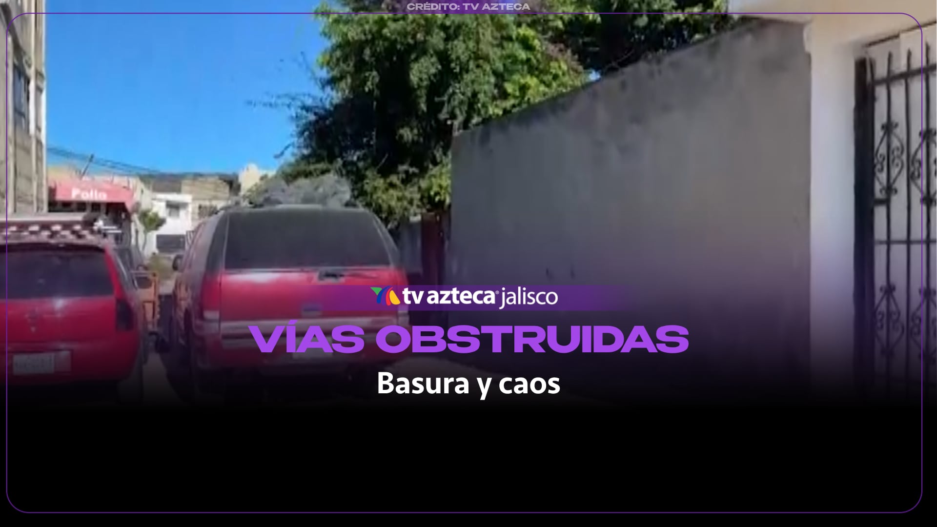 Vecinos de Arenales Tapatíos denuncian calles obstruidas y falta de luz