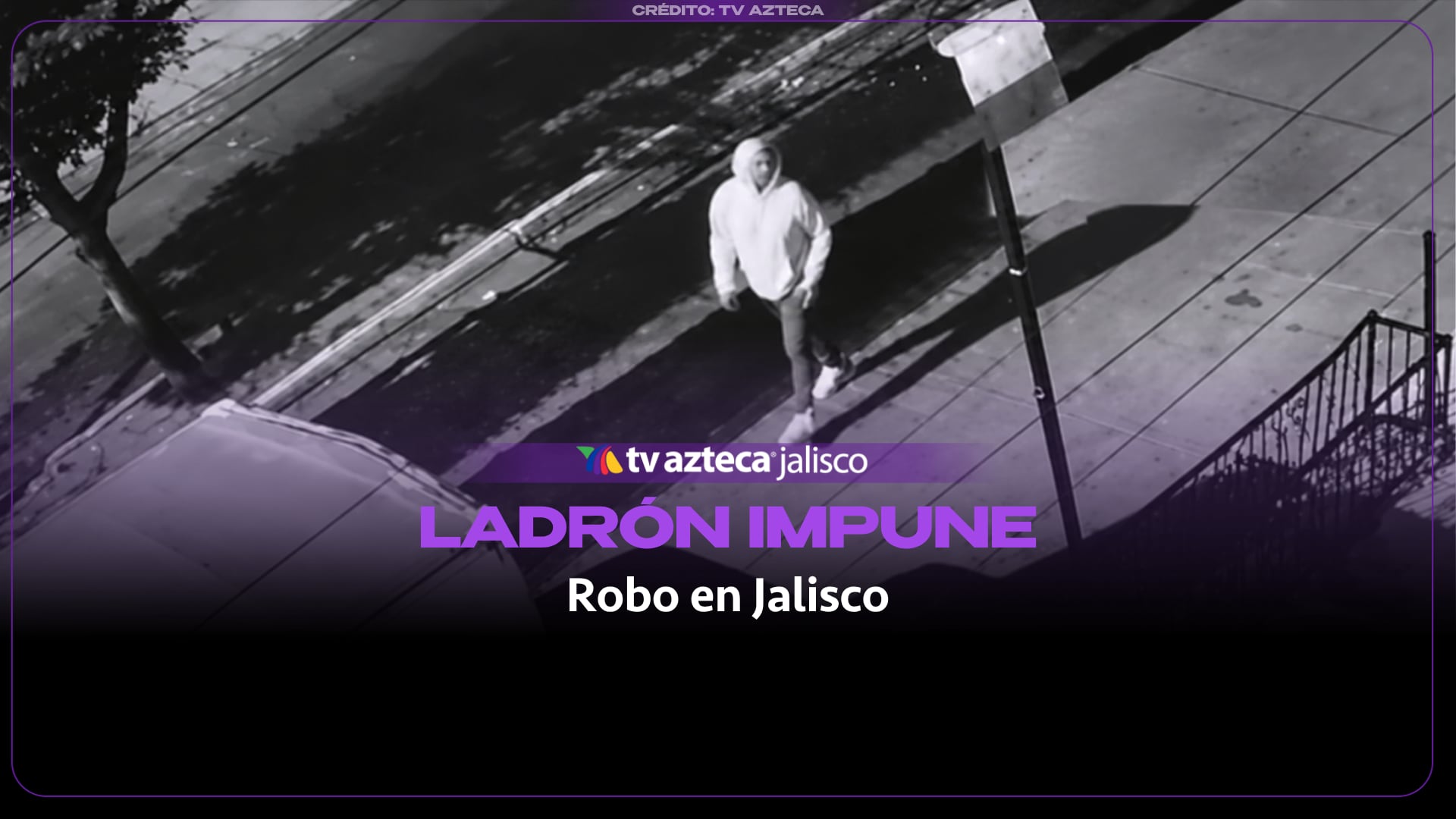 Captan en video el robo impune de una camioneta en la colonia Jardines de San Francisco.