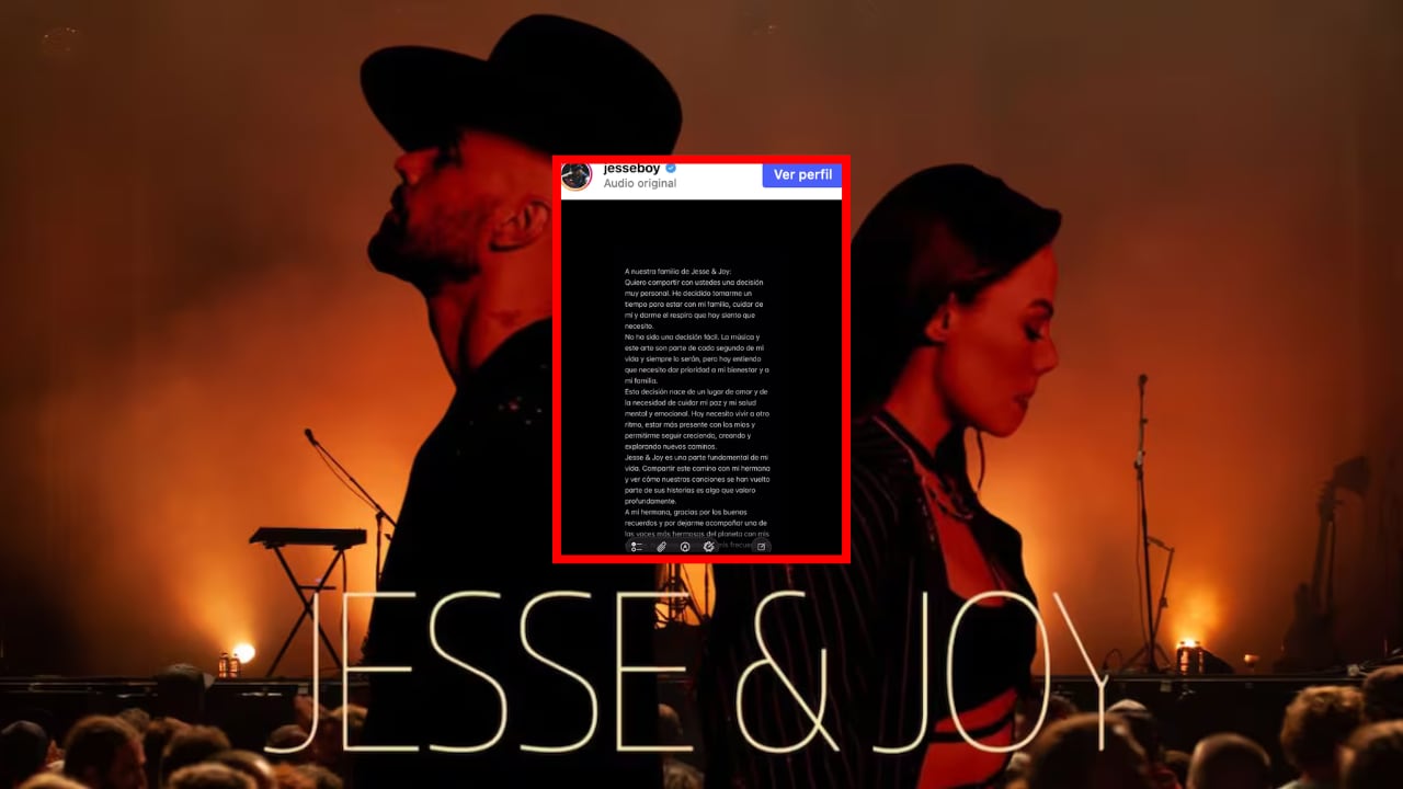 ¿ADIÓS A SU CARRERA? Jesse & Joy anuncian separación y esta es la razón