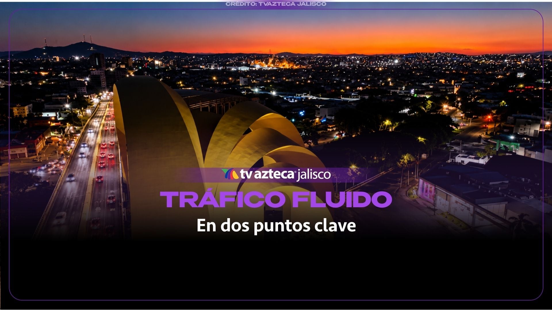 Tráfico en Guadalajara: circulación fluida en Lázaro Cárdenas, Mariano Otero y Periférico