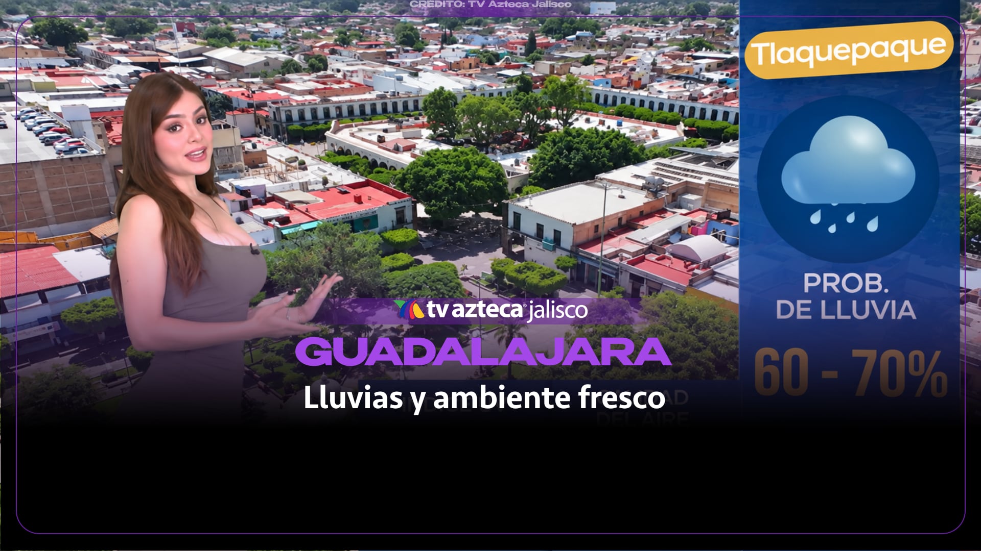 Lluvias y ambiente fresco: así estará el clima este martes en Guadalajara