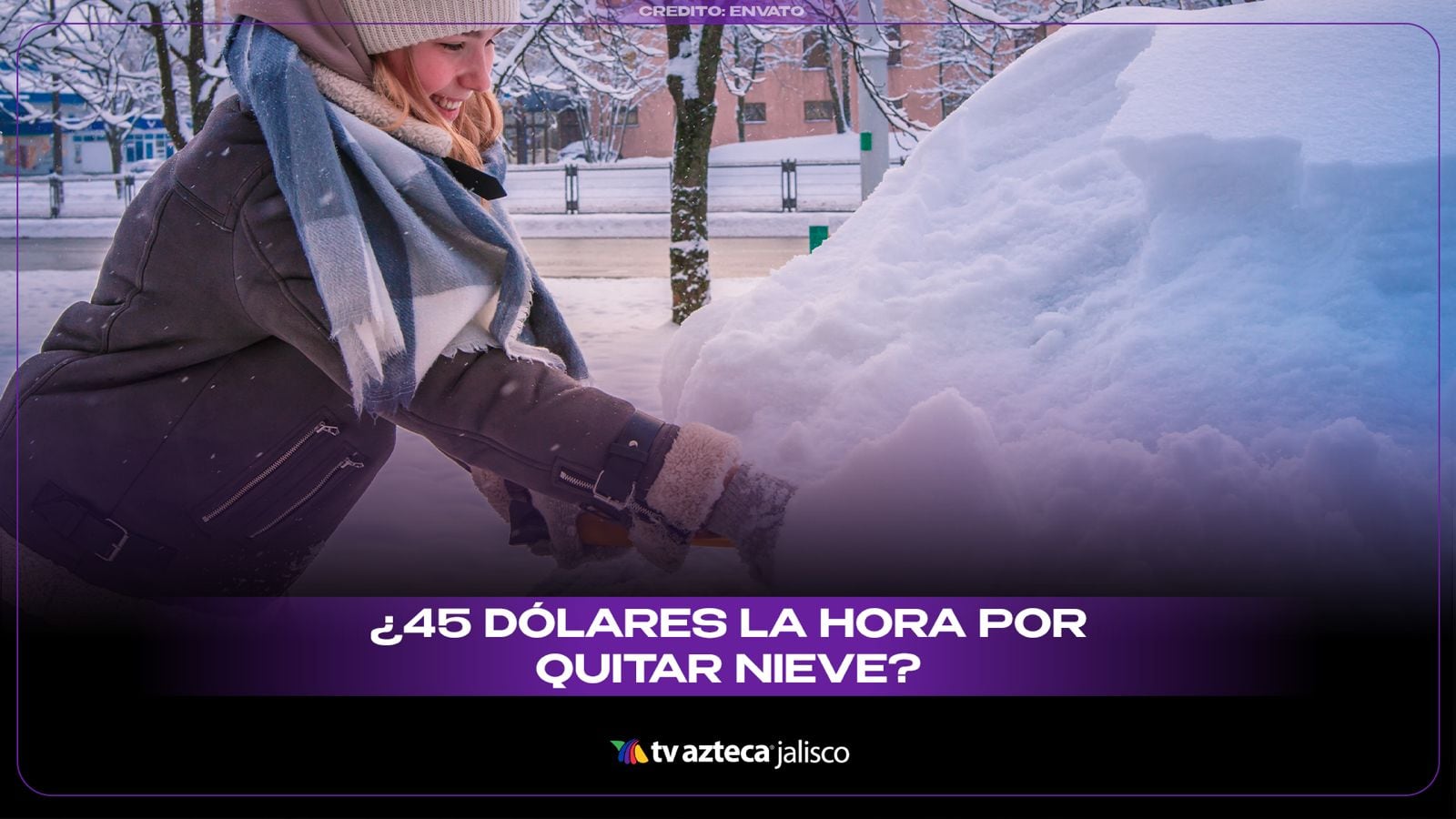 ¿Te imaginas ganar 45 dólares por quitar nieve? Nueva York abre vacantes temporales