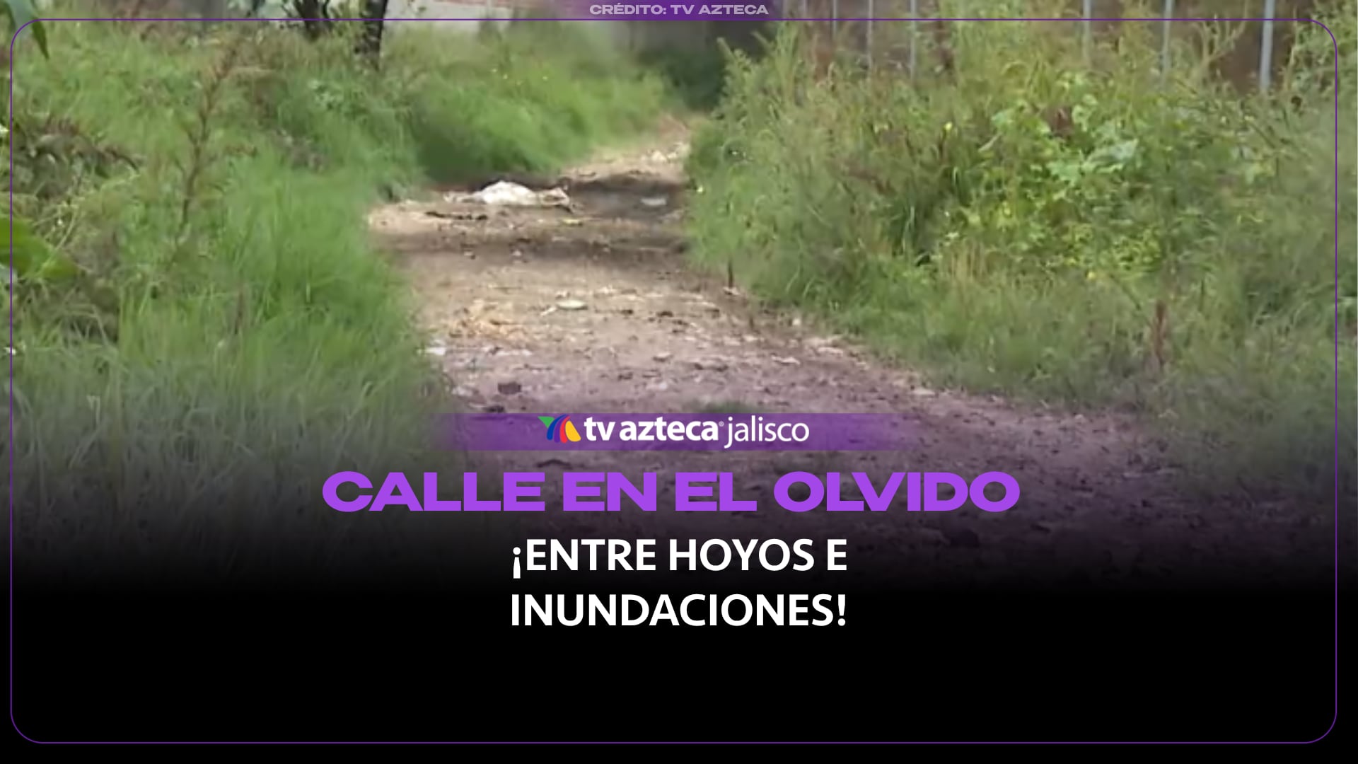 Olvido y peligro en Tlaquepaque: Calle Arenal, intransitable por baches e inundaciones