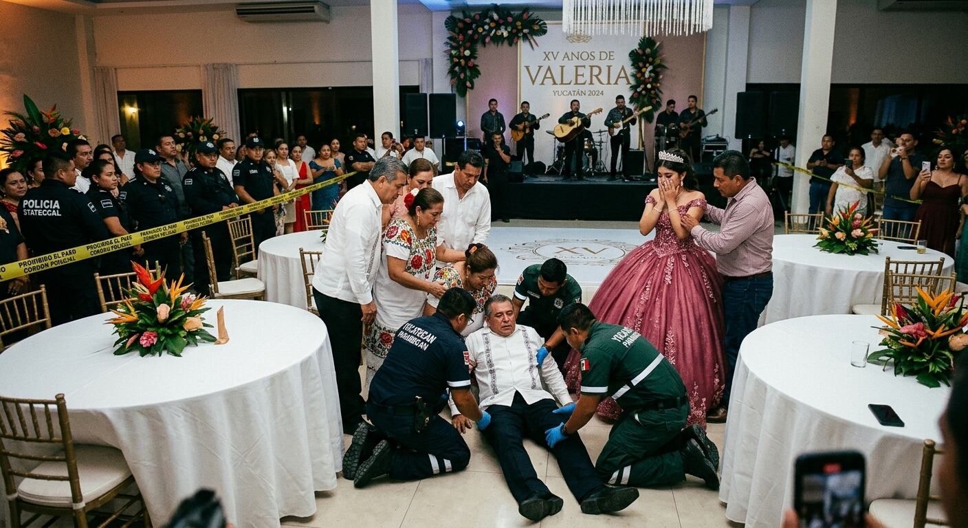 La tragedia llegó en plena fiesta de XV años: hombre muere mientras bailaba con su esposa