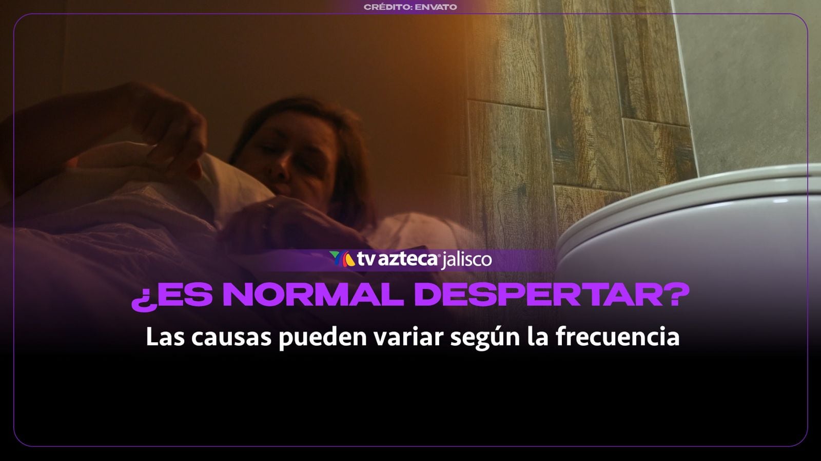 ¿Te despiertas en la madrugada para hacer pipí? Tu cuerpo podría estar avisándote algo