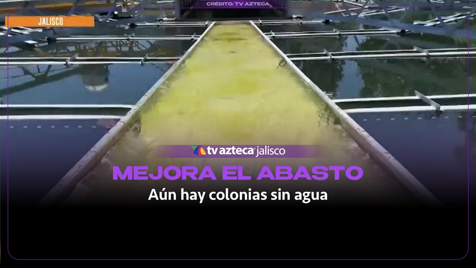 Reportan menor desabasto de agua en la metrópoli de Guadalajara; aún hay colonias sin suministro