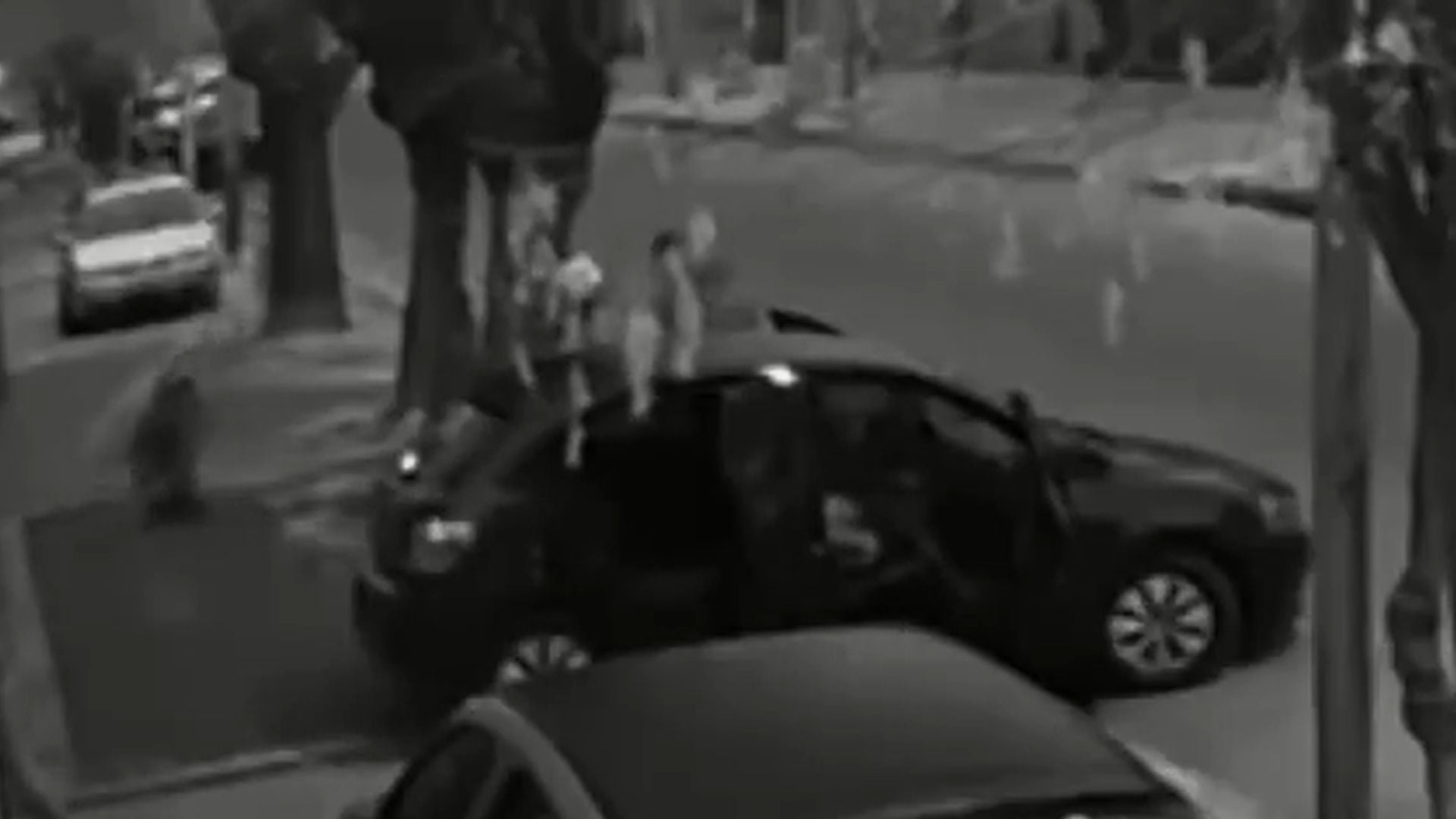VIDEO | Balean a una abuela delante de su pequeño nieto para robarle el auto