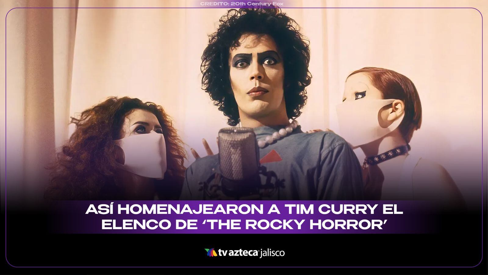 El emotivo homenaje a Tim Curry que hizo llorar al público de ‘Rocky Horror’ | VIDEO