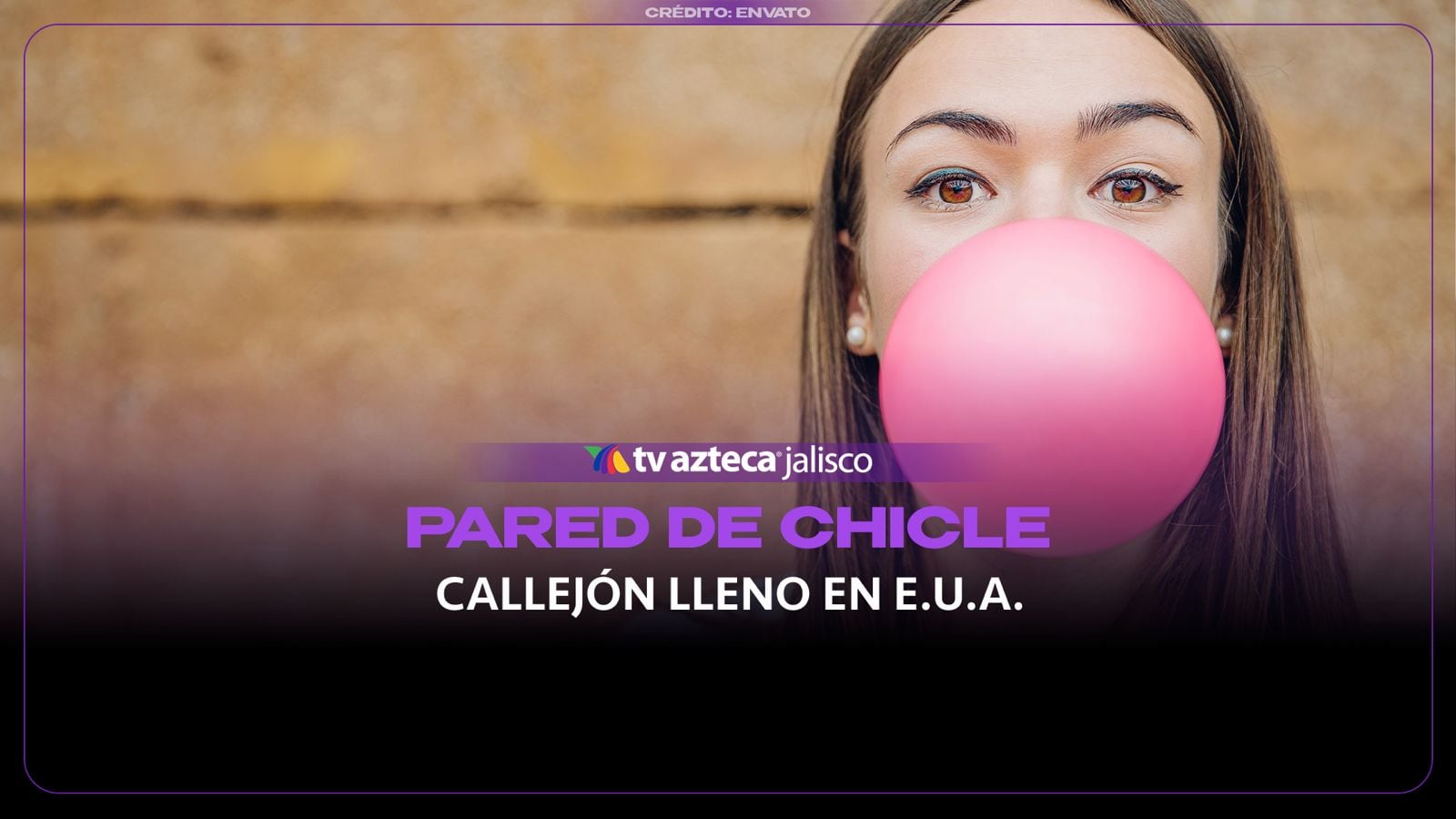 ¿Asqueroso o curioso? El callejón de Estados Unidos donde miles de personas dejan su chicle