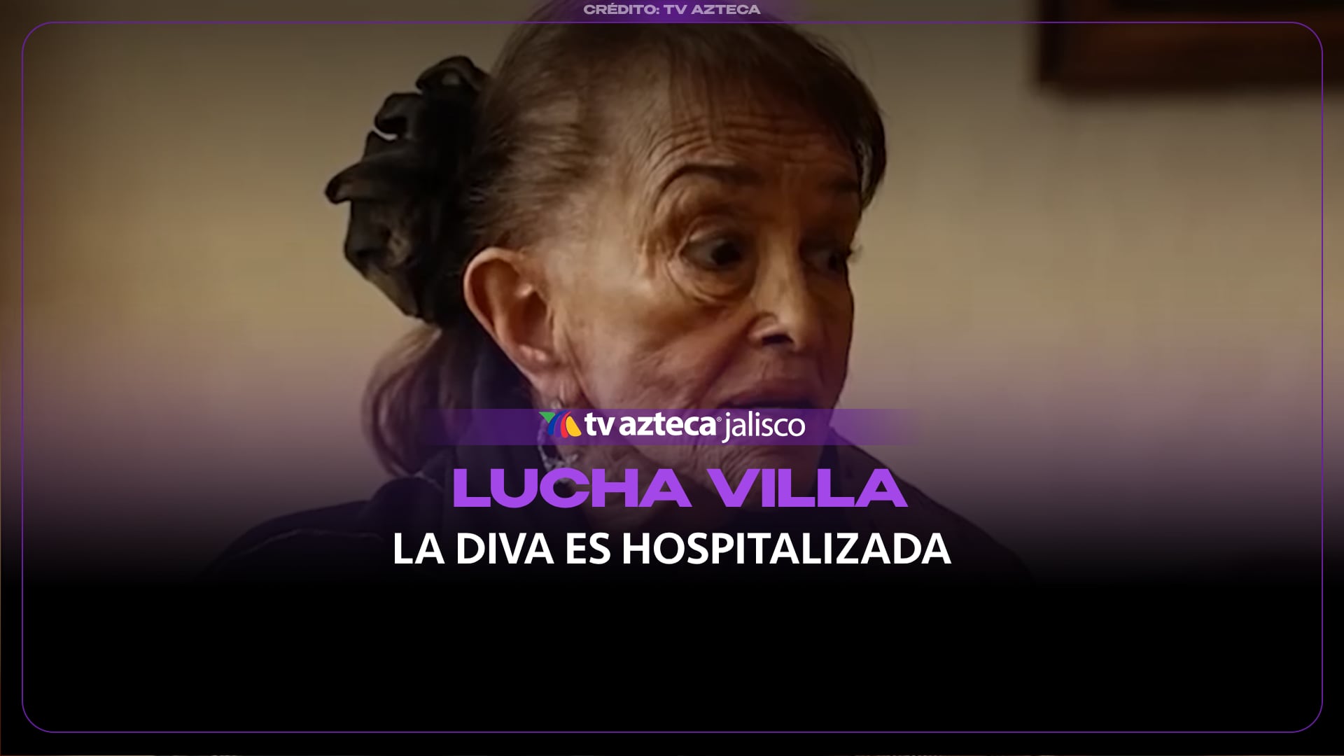 ¿Qué le pasó? Lucha Villa es hospitalizada en San Luis Potosí