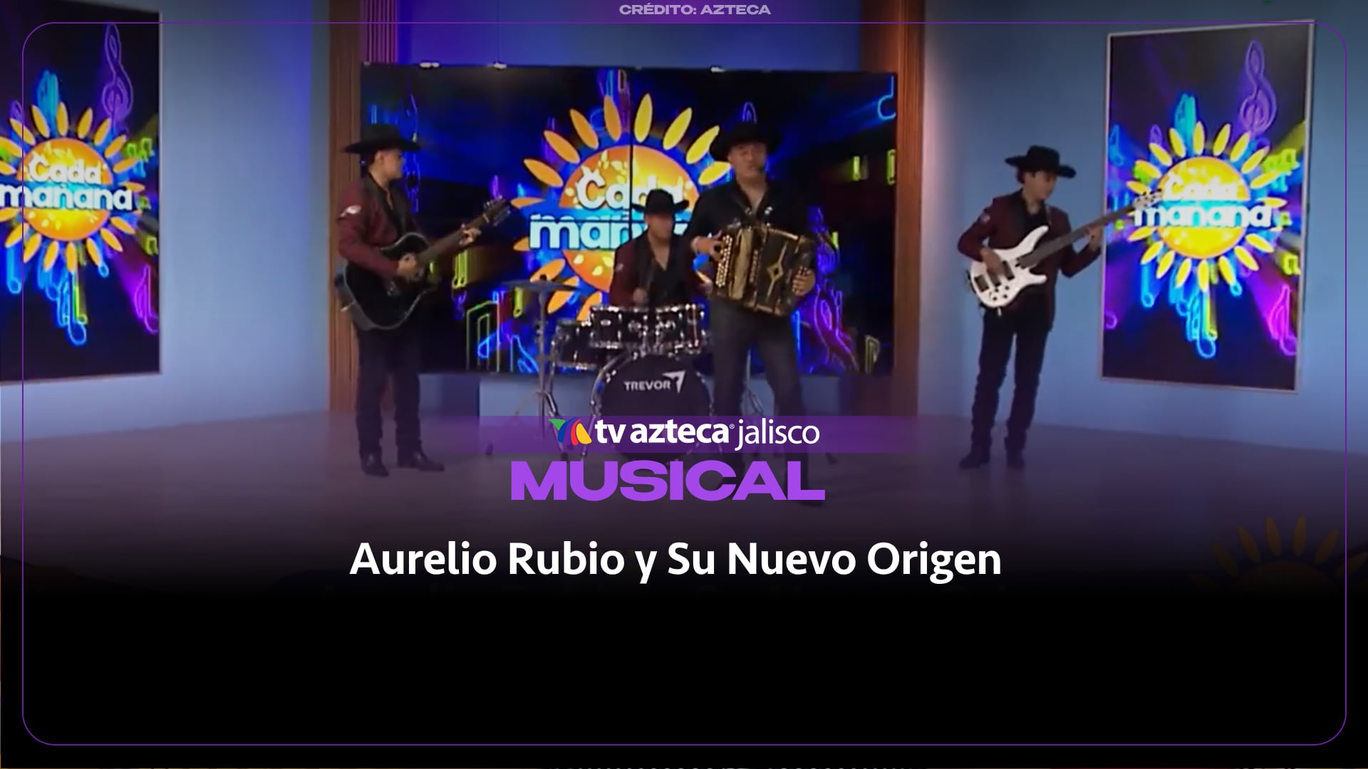 MUSICAL | ¡Aurelio Rubio y Su Nuevo Origen ponen el ritmo en Cada Mañana! parte II